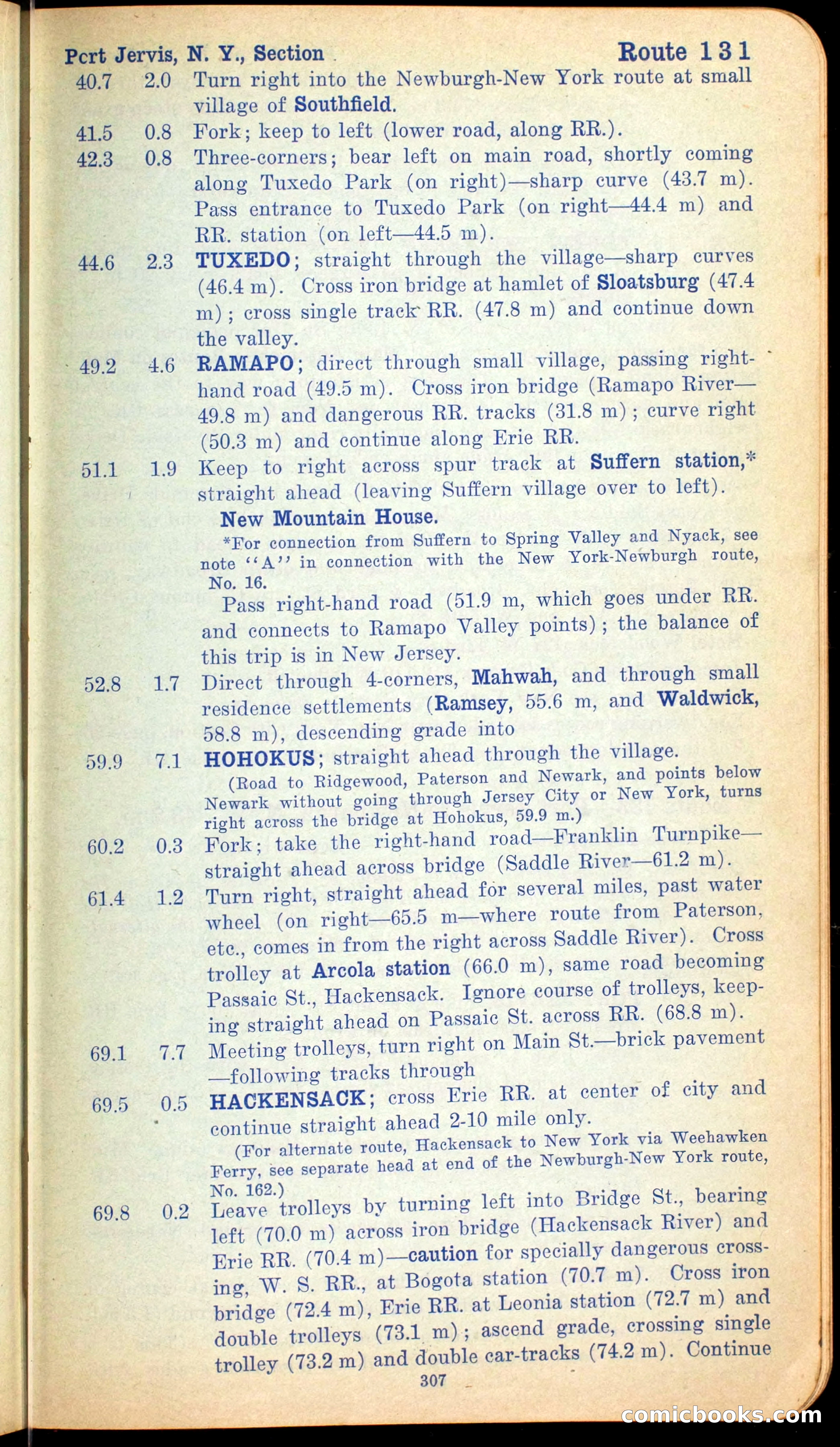 The Automobile Official Blue Book, 1910 — page 323 of 400