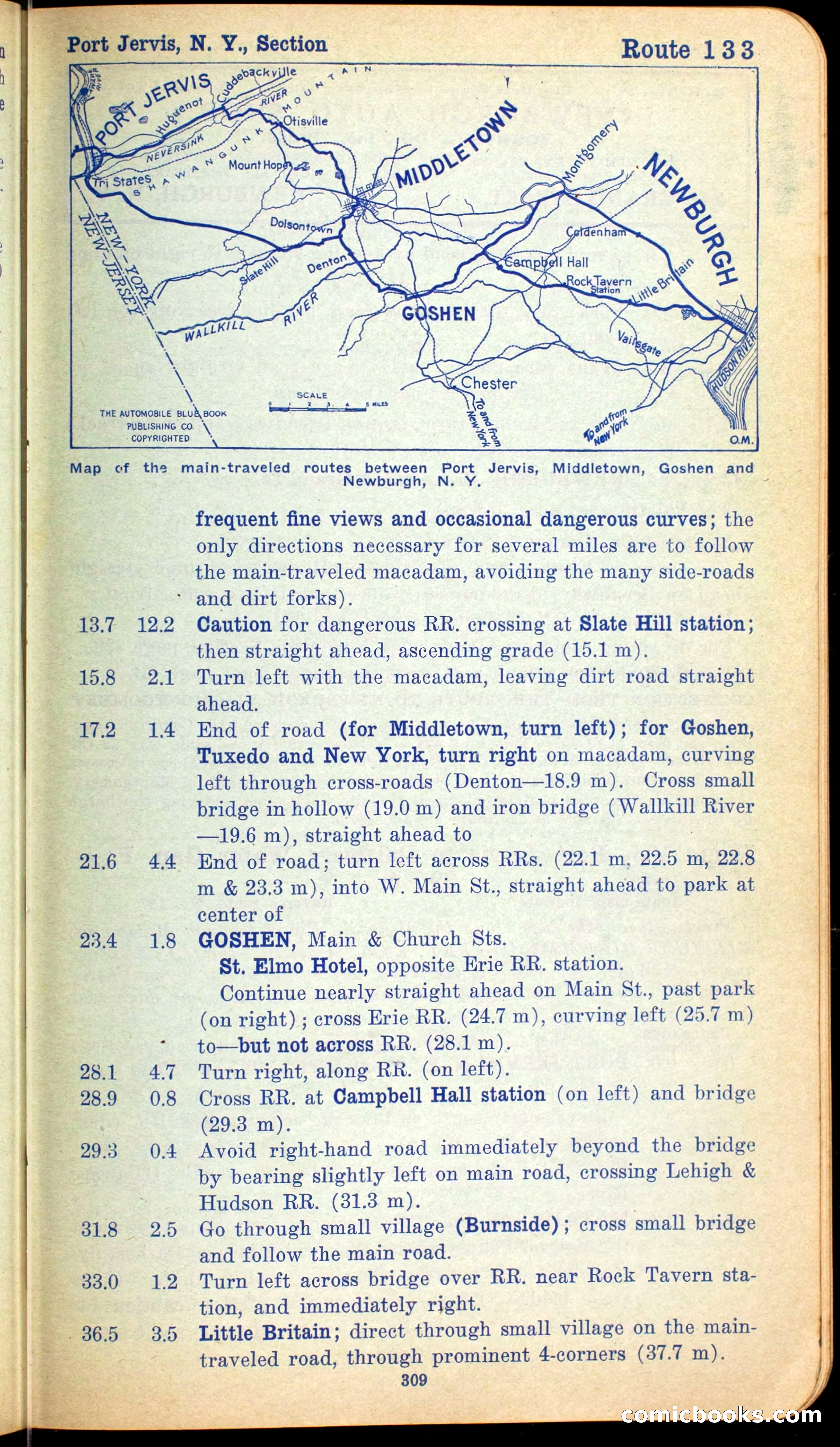The Automobile Official Blue Book, 1910 — page 325 of 400