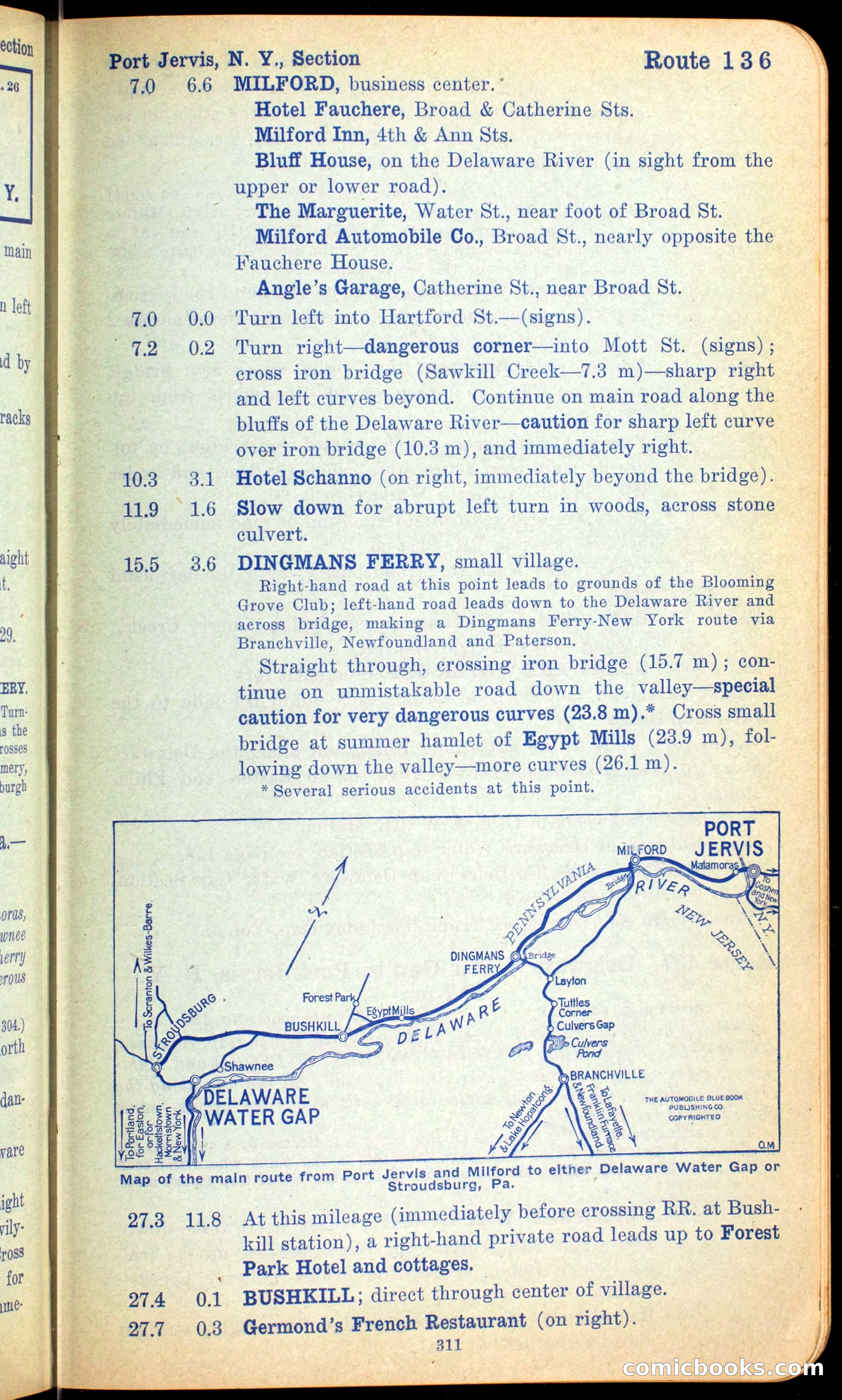The Automobile Official Blue Book, 1910 — page 327 of 400