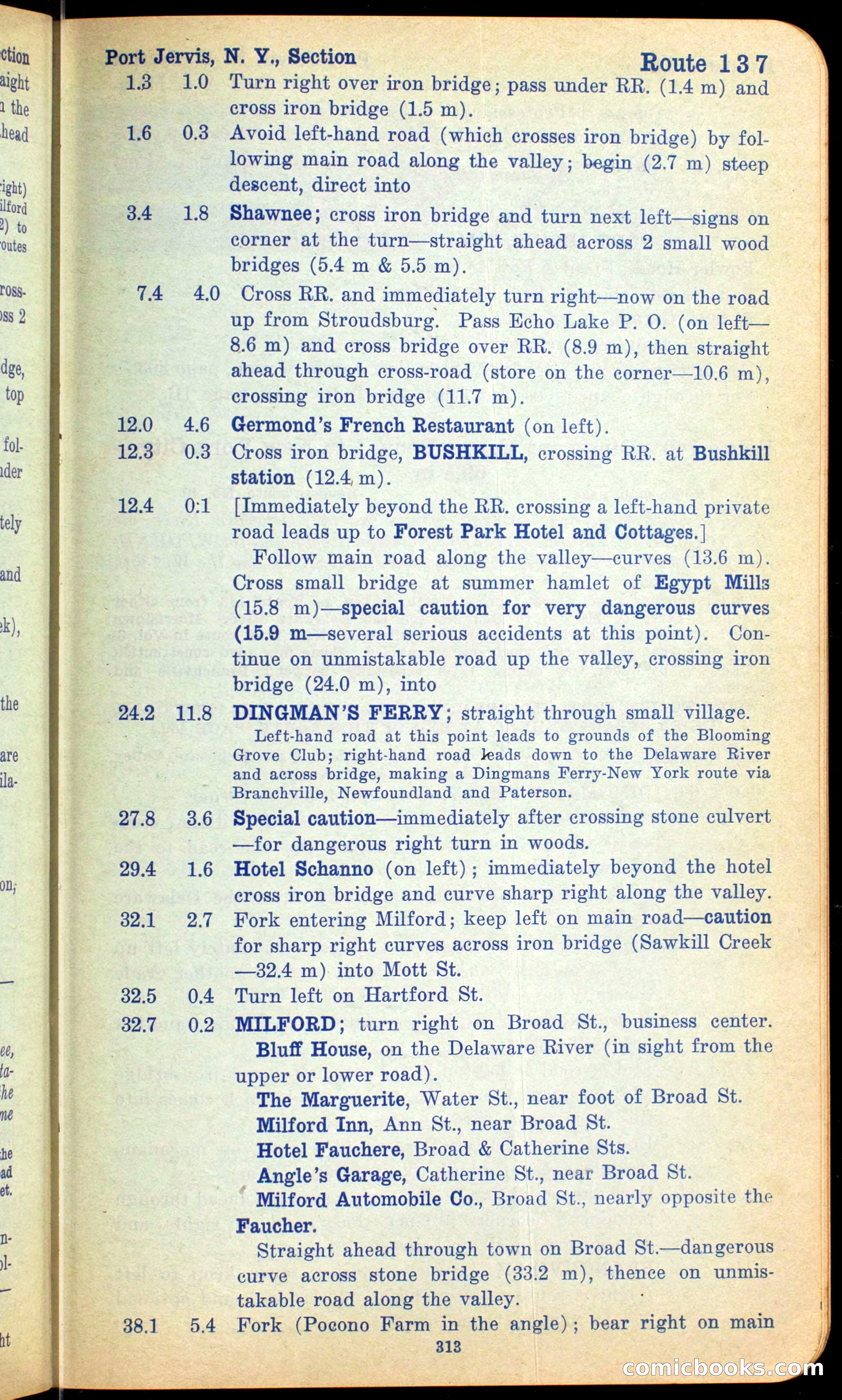 The Automobile Official Blue Book, 1910 — page 329 of 400