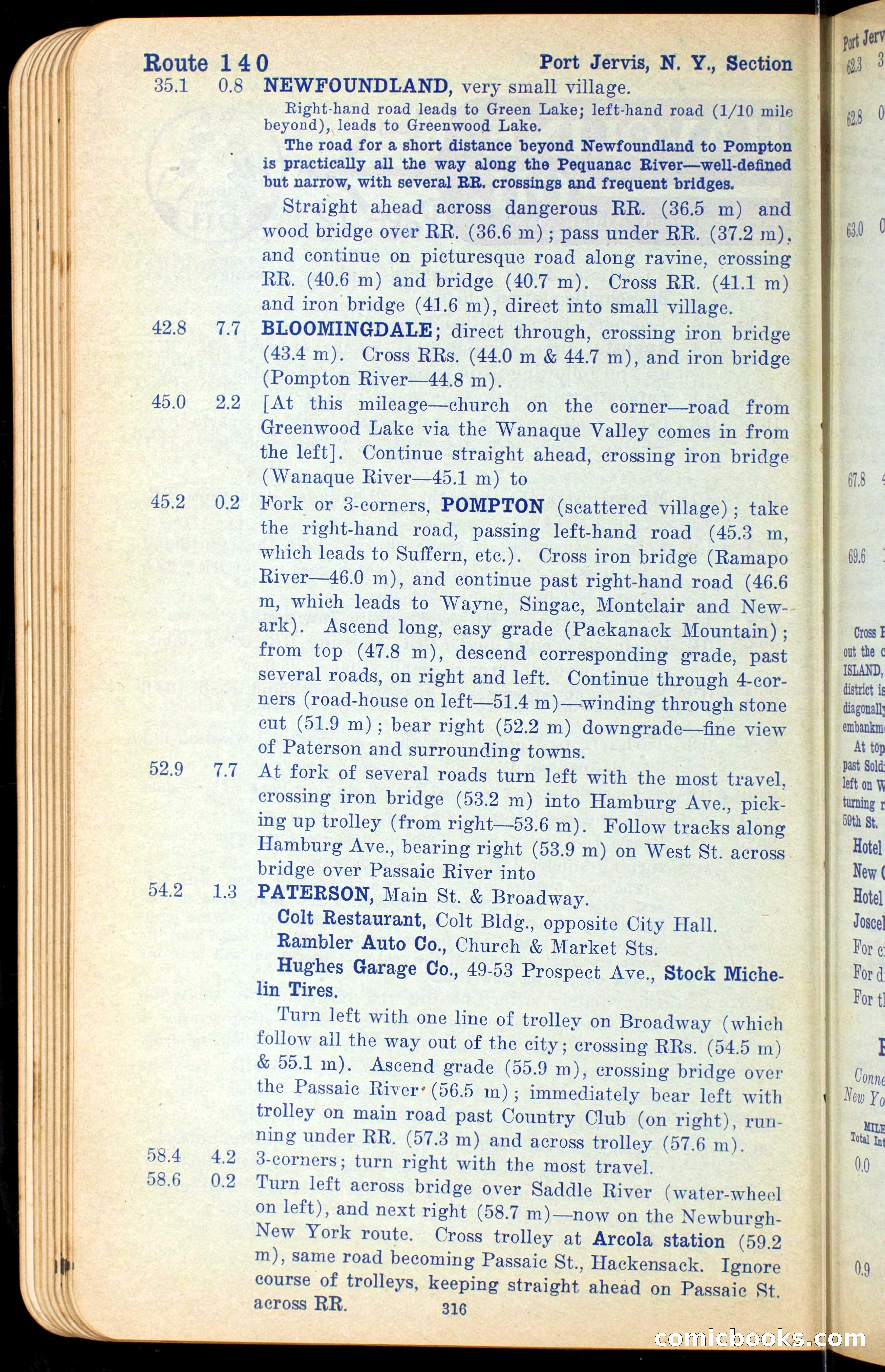 The Automobile Official Blue Book, 1910 — page 332 of 400