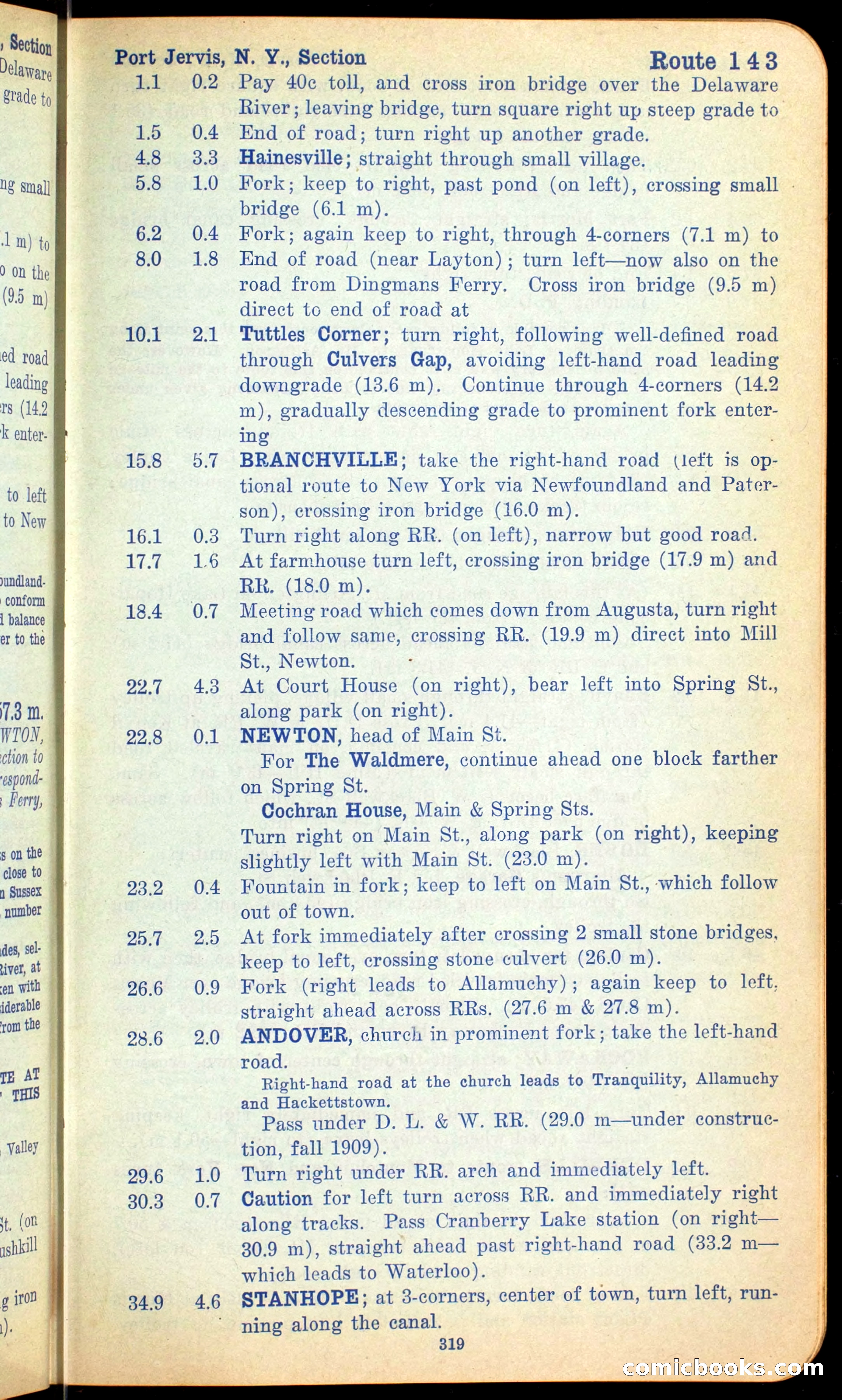The Automobile Official Blue Book, 1910 — page 335 of 400