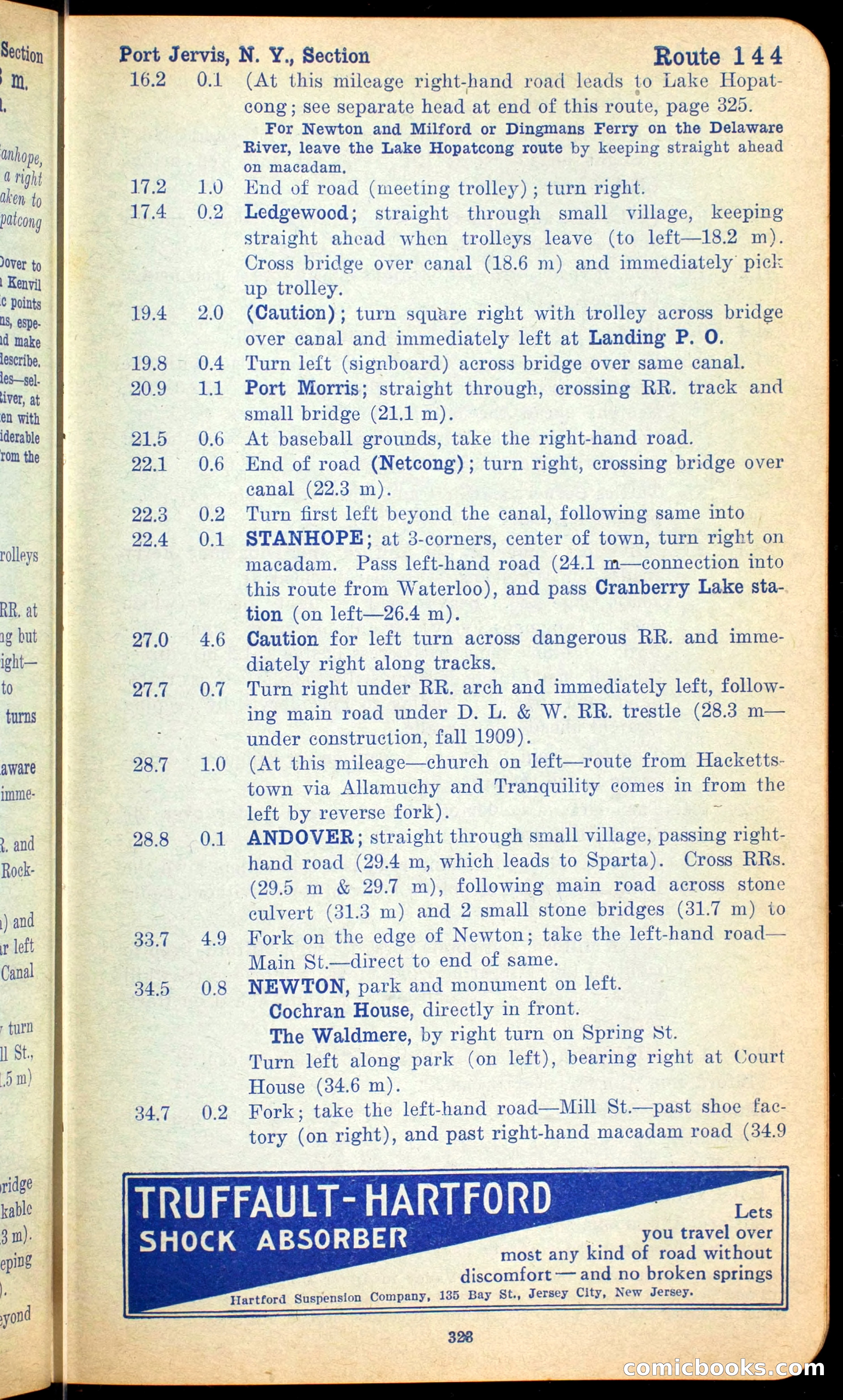 The Automobile Official Blue Book, 1910 — page 339 of 400