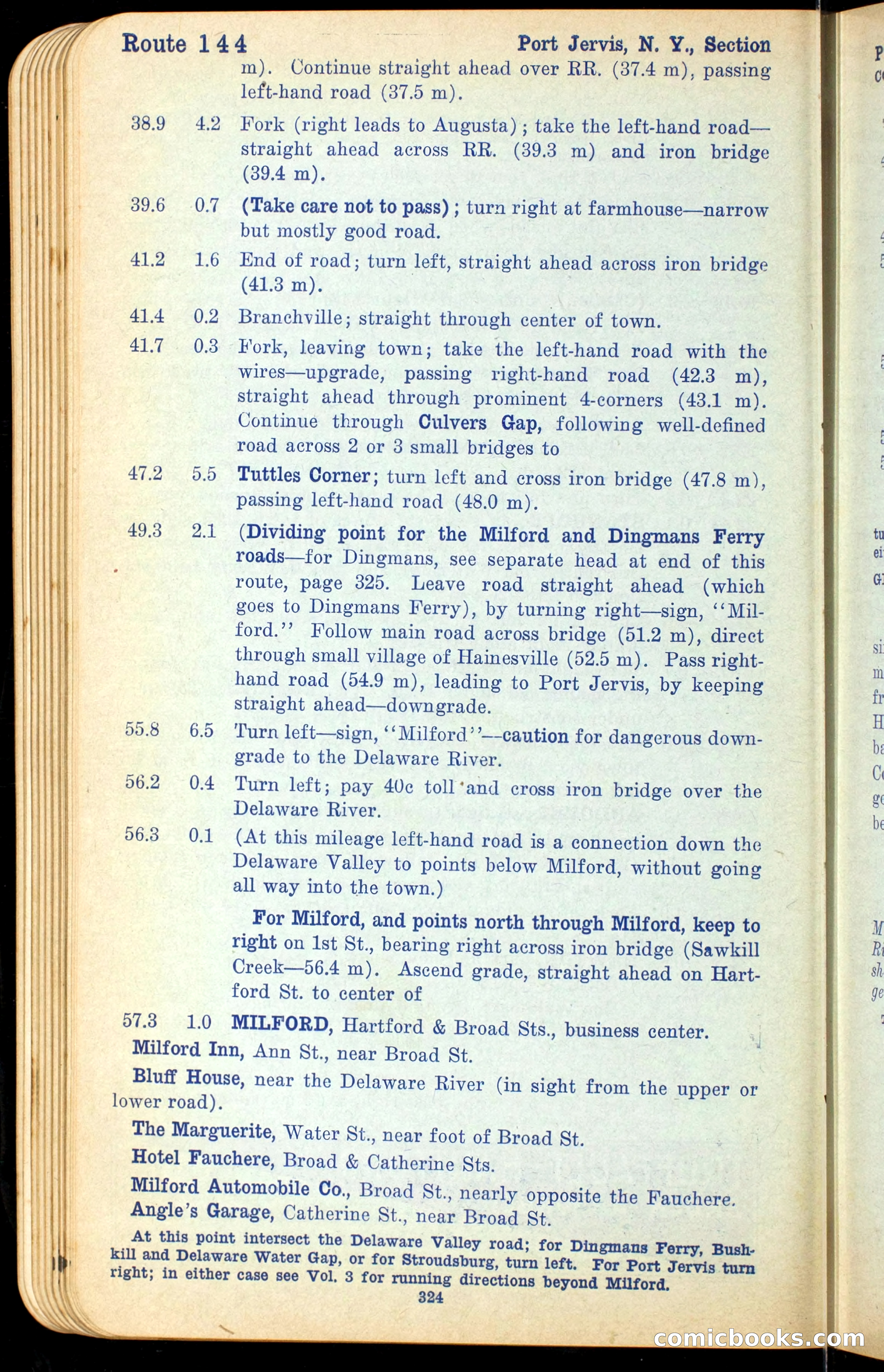 The Automobile Official Blue Book, 1910 — page 340 of 400