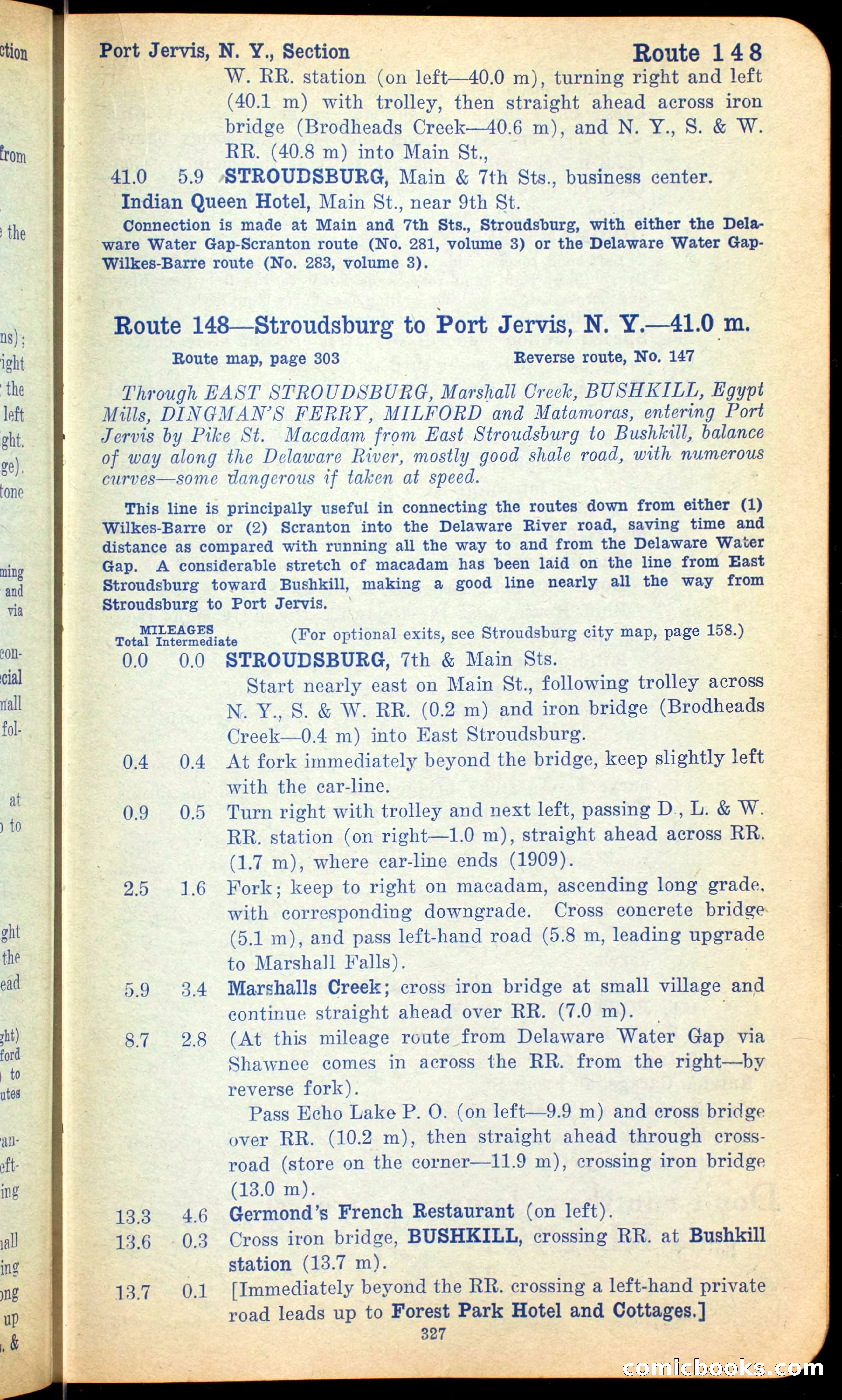 The Automobile Official Blue Book, 1910 — page 343 of 400