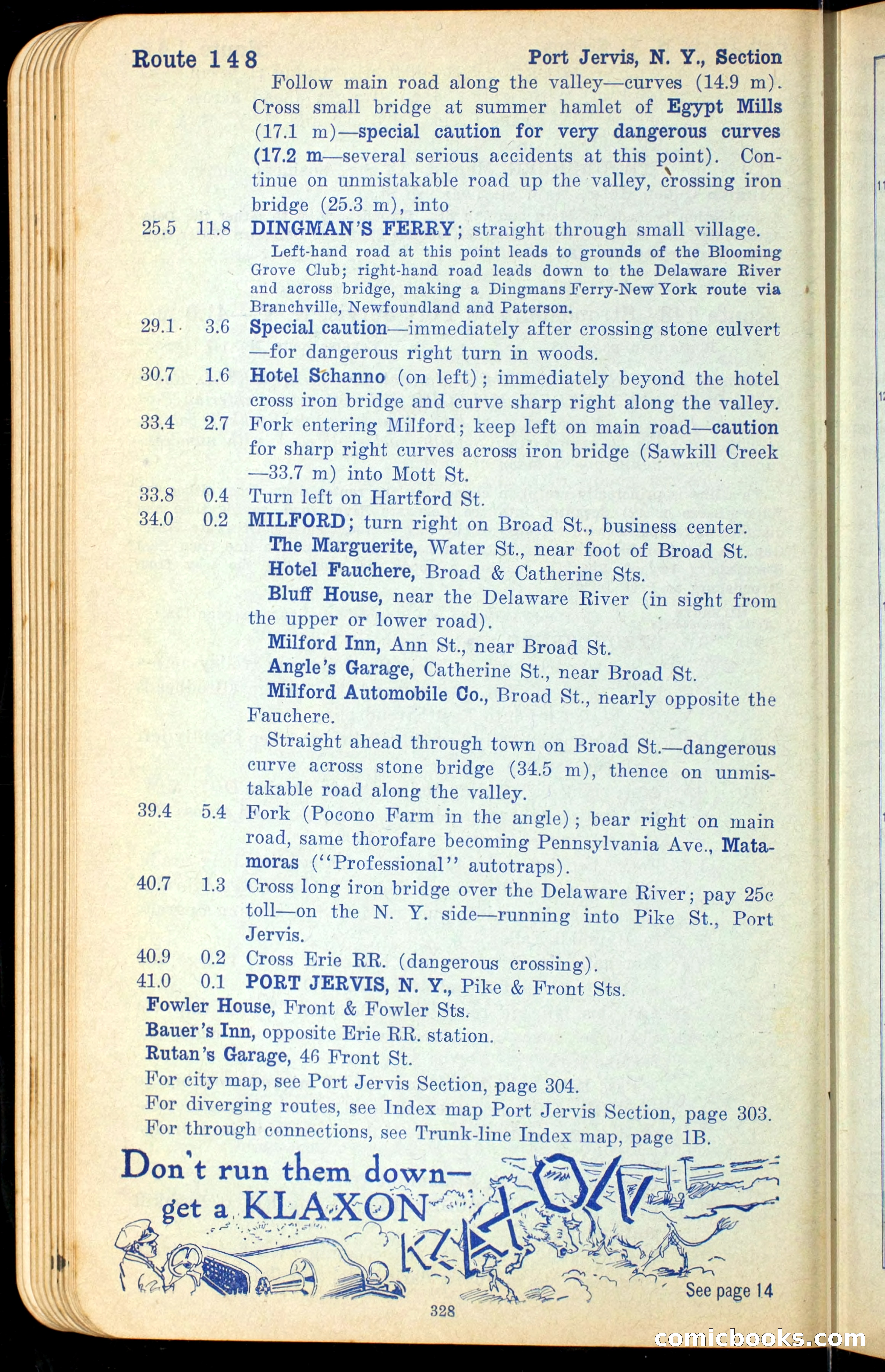 The Automobile Official Blue Book, 1910 — page 344 of 400
