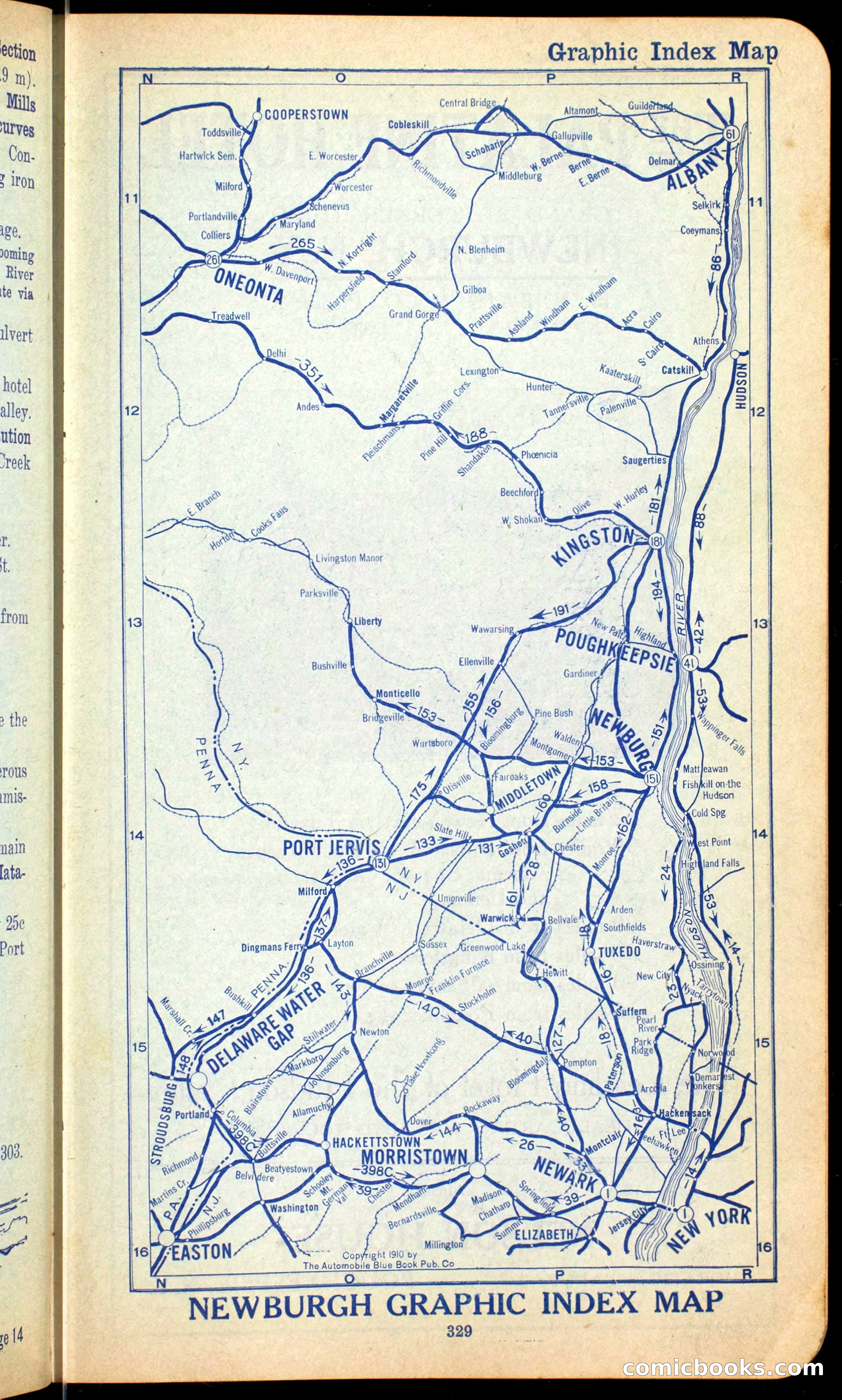 The Automobile Official Blue Book, 1910 — page 345 of 400