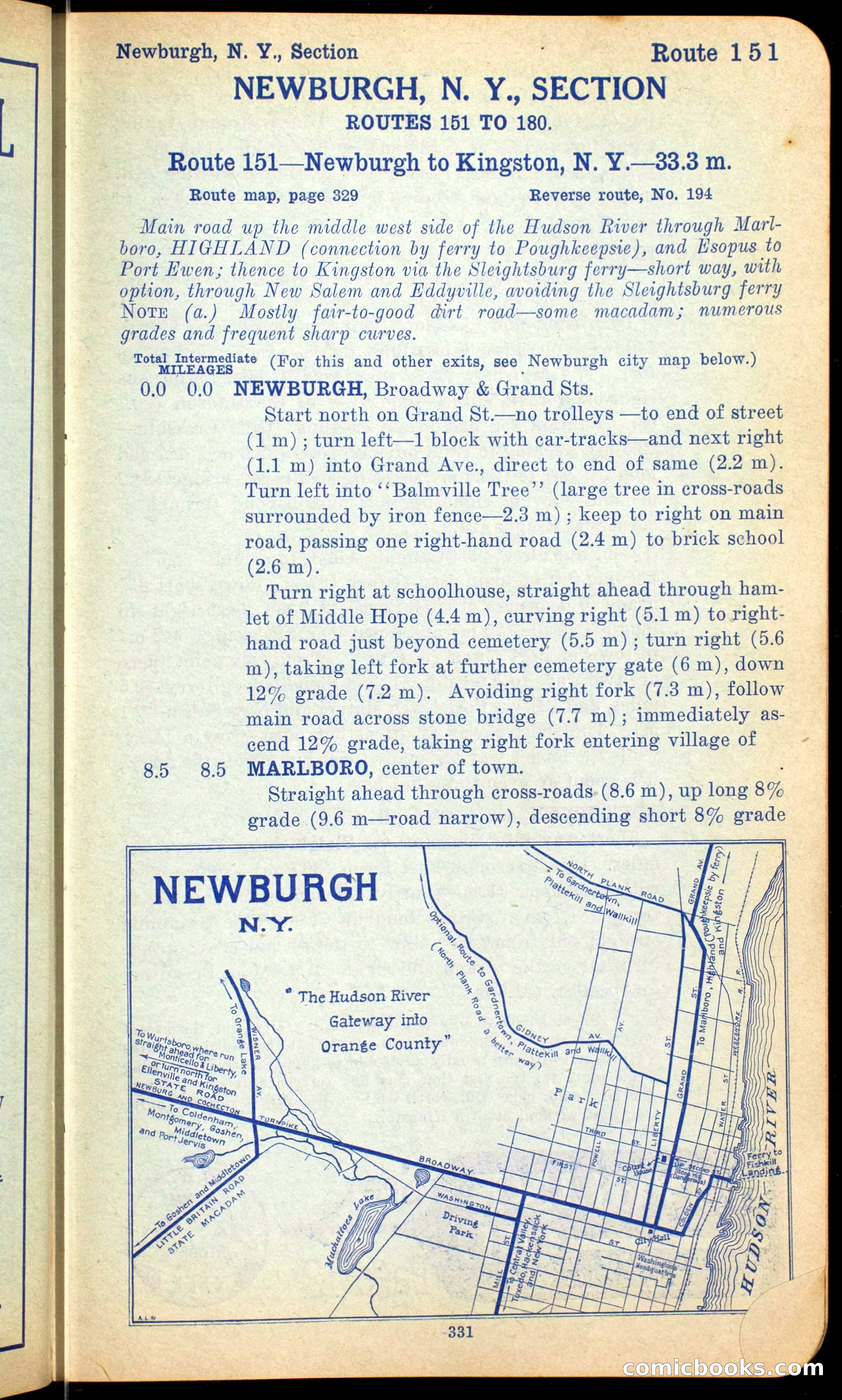 The Automobile Official Blue Book, 1910 — page 347 of 400