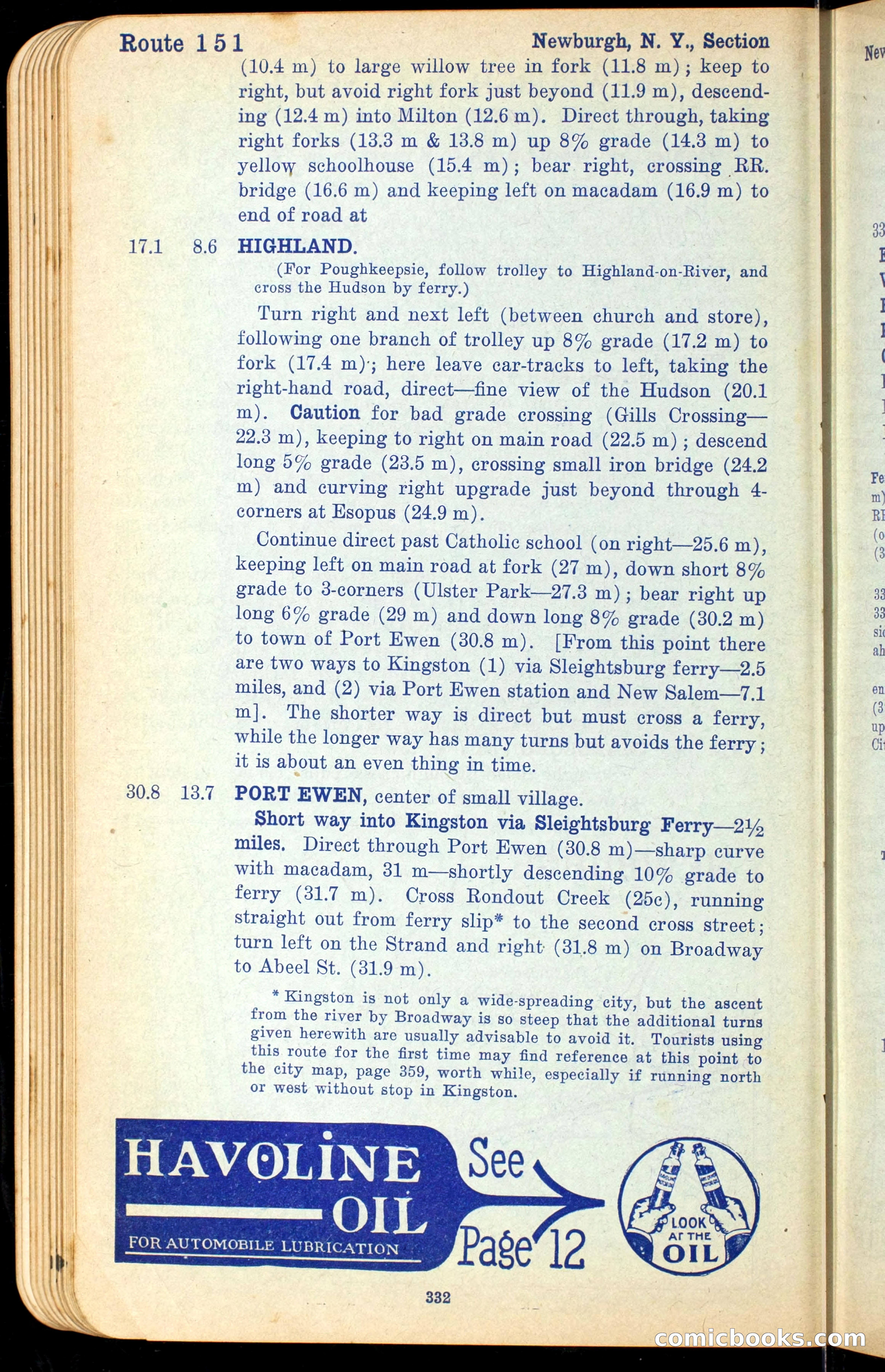 The Automobile Official Blue Book, 1910 — page 348 of 400