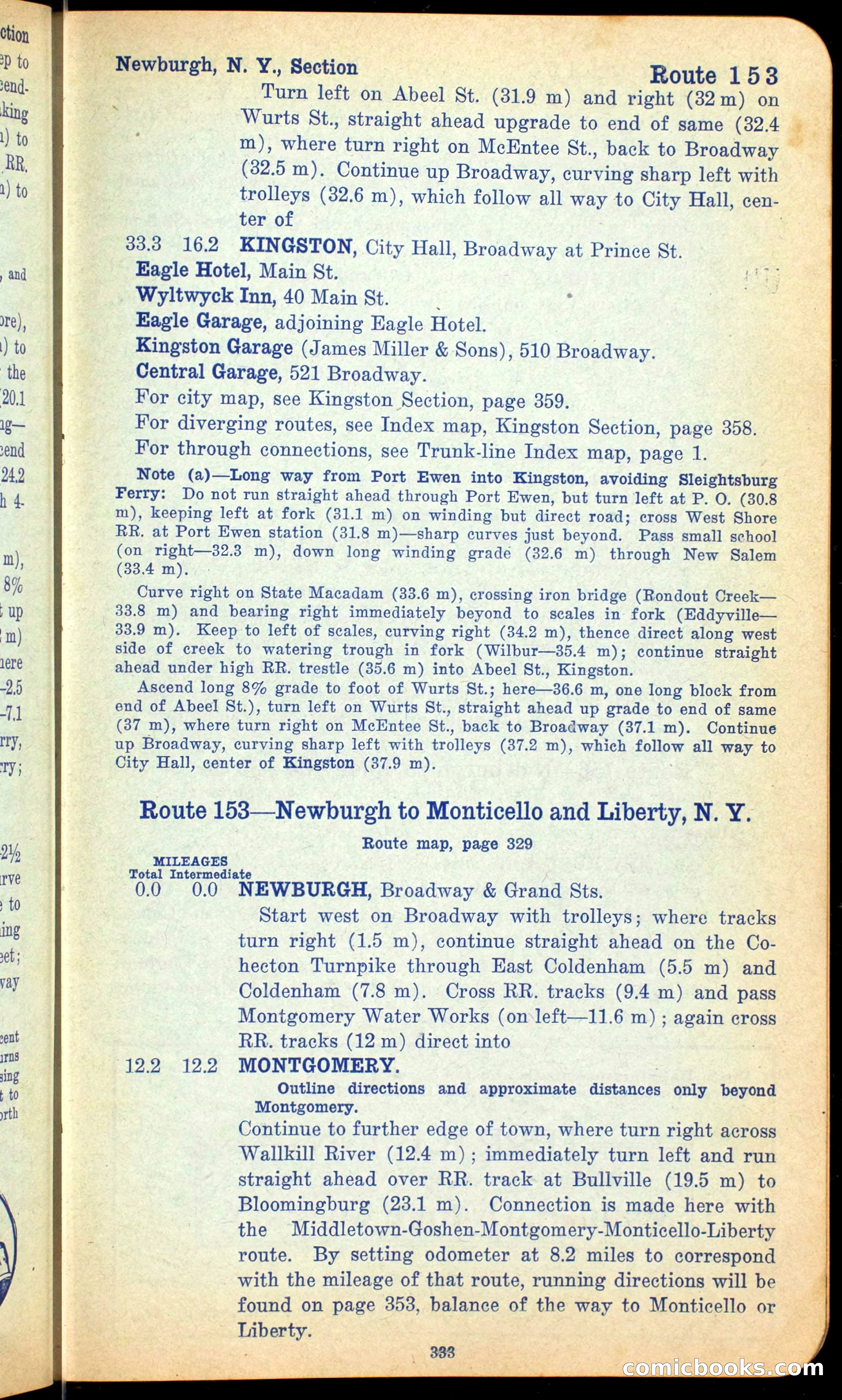 The Automobile Official Blue Book, 1910 — page 349 of 400