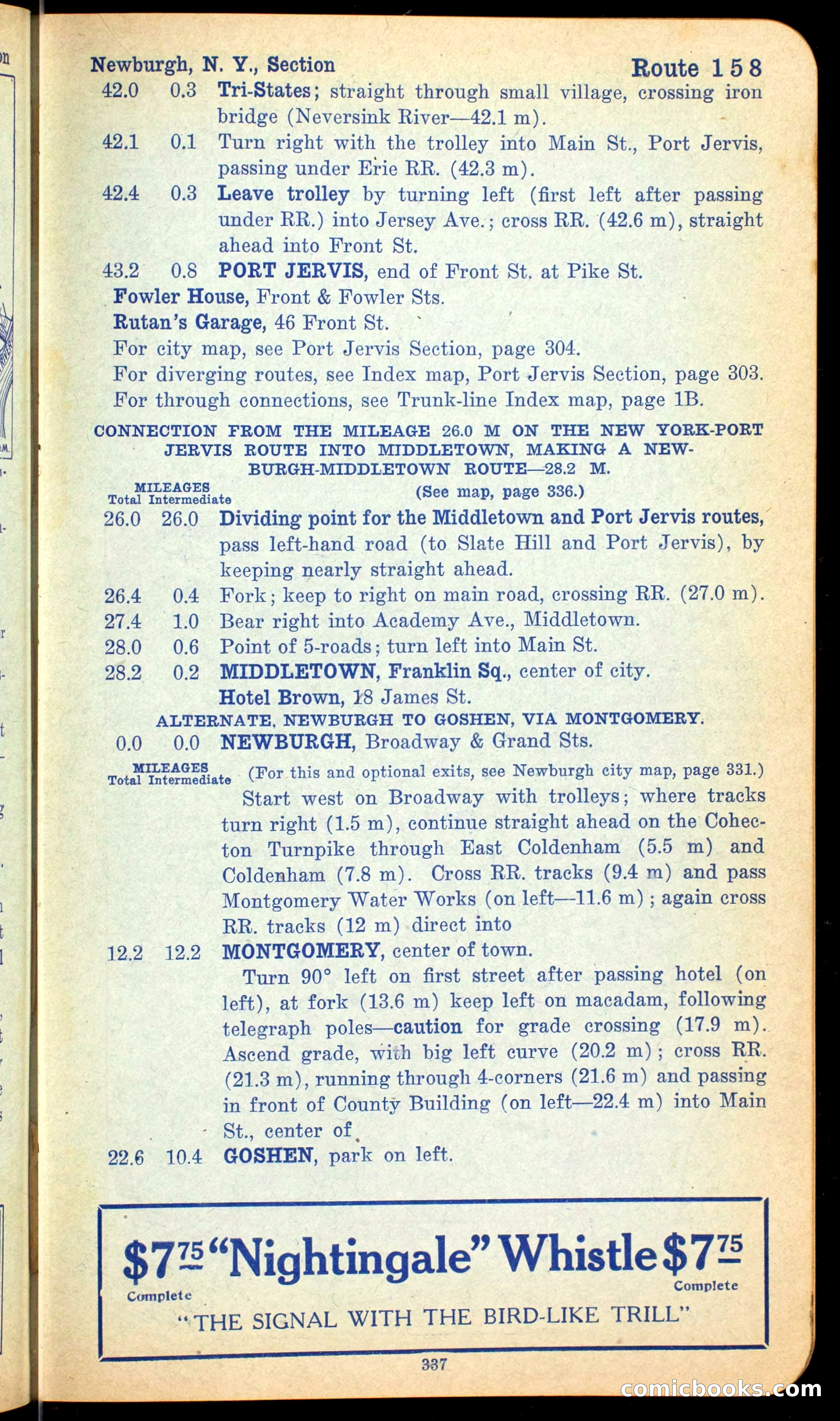 The Automobile Official Blue Book, 1910 — page 353 of 400