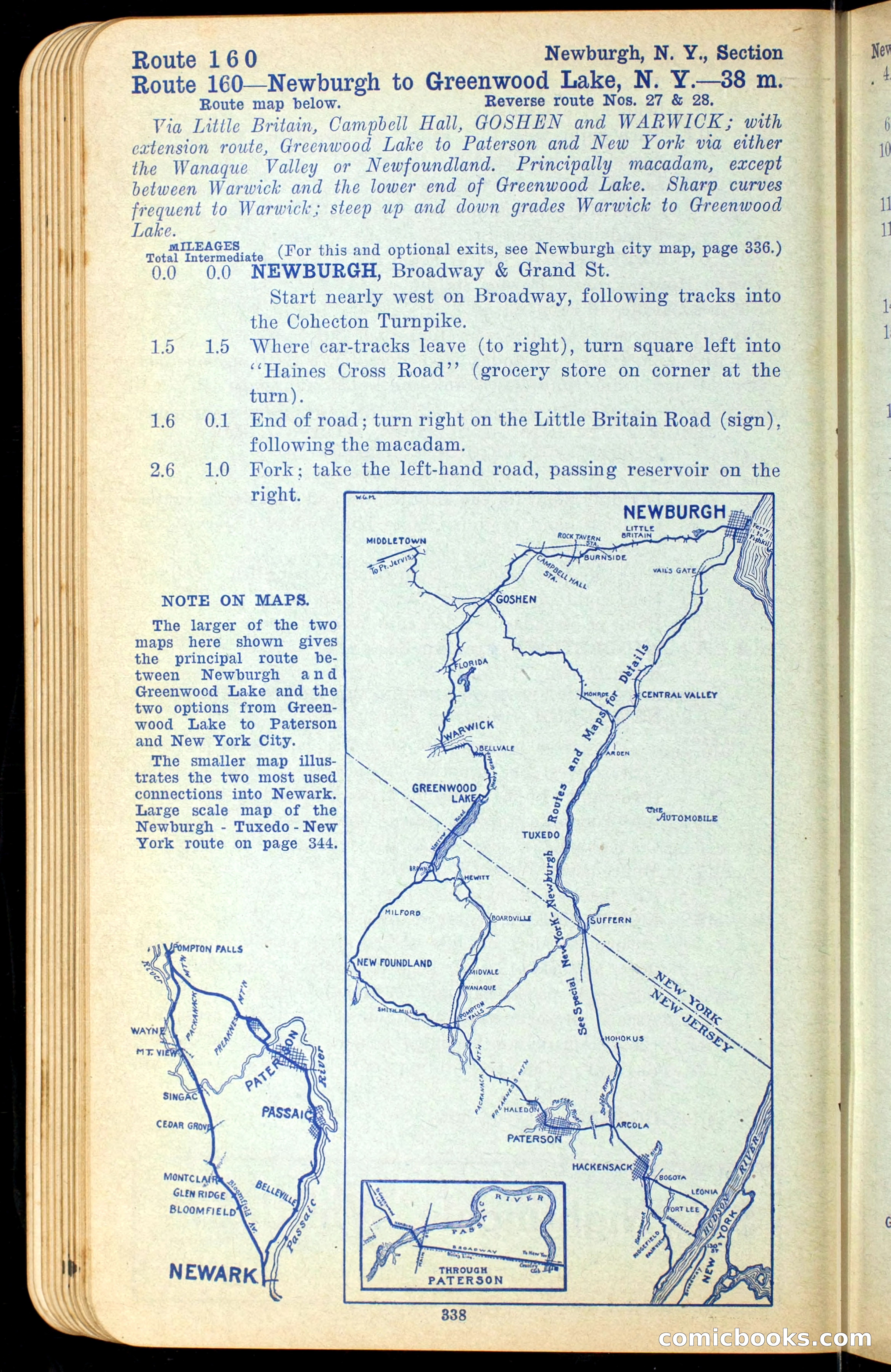 The Automobile Official Blue Book, 1910 — page 354 of 400