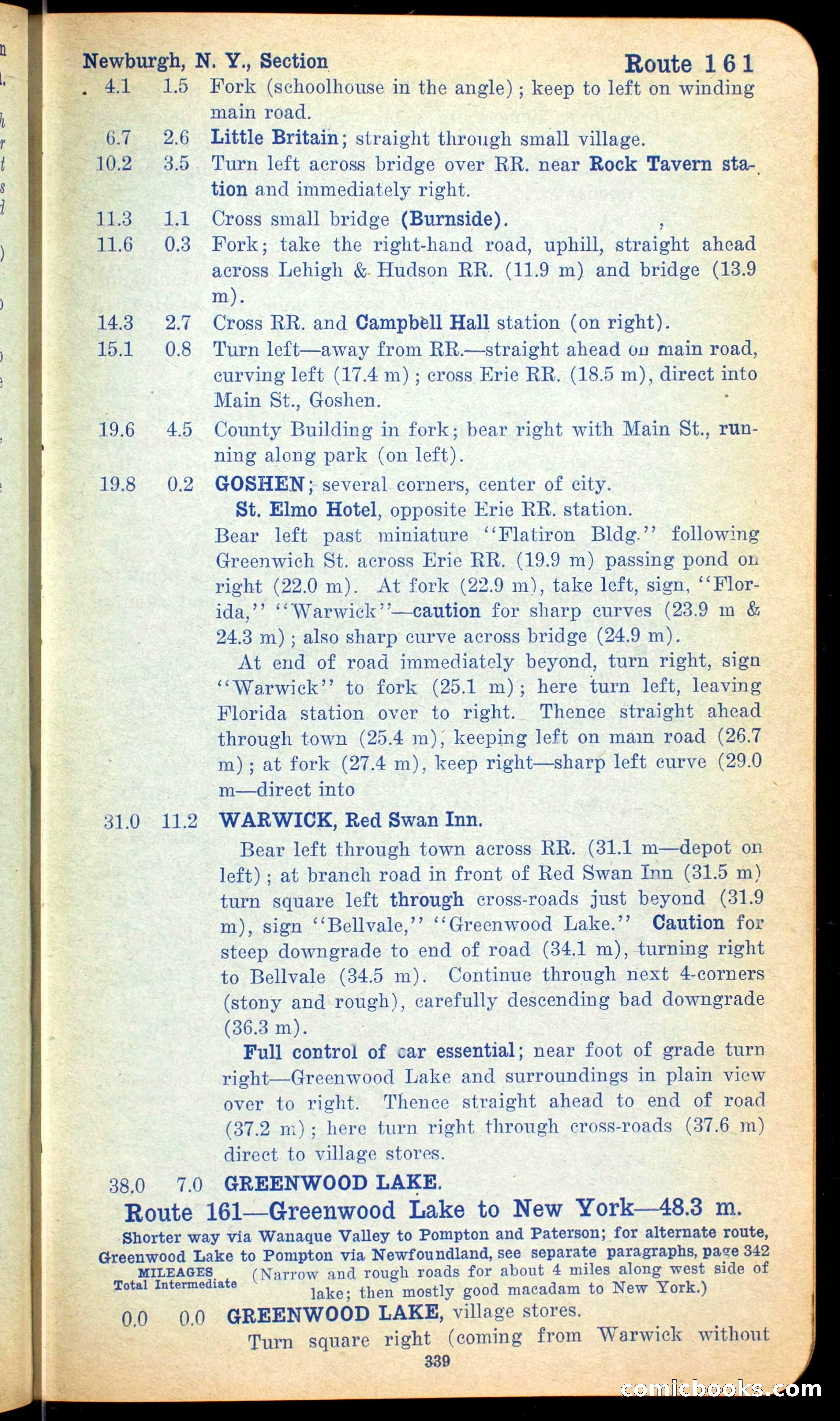 The Automobile Official Blue Book, 1910 — page 355 of 400