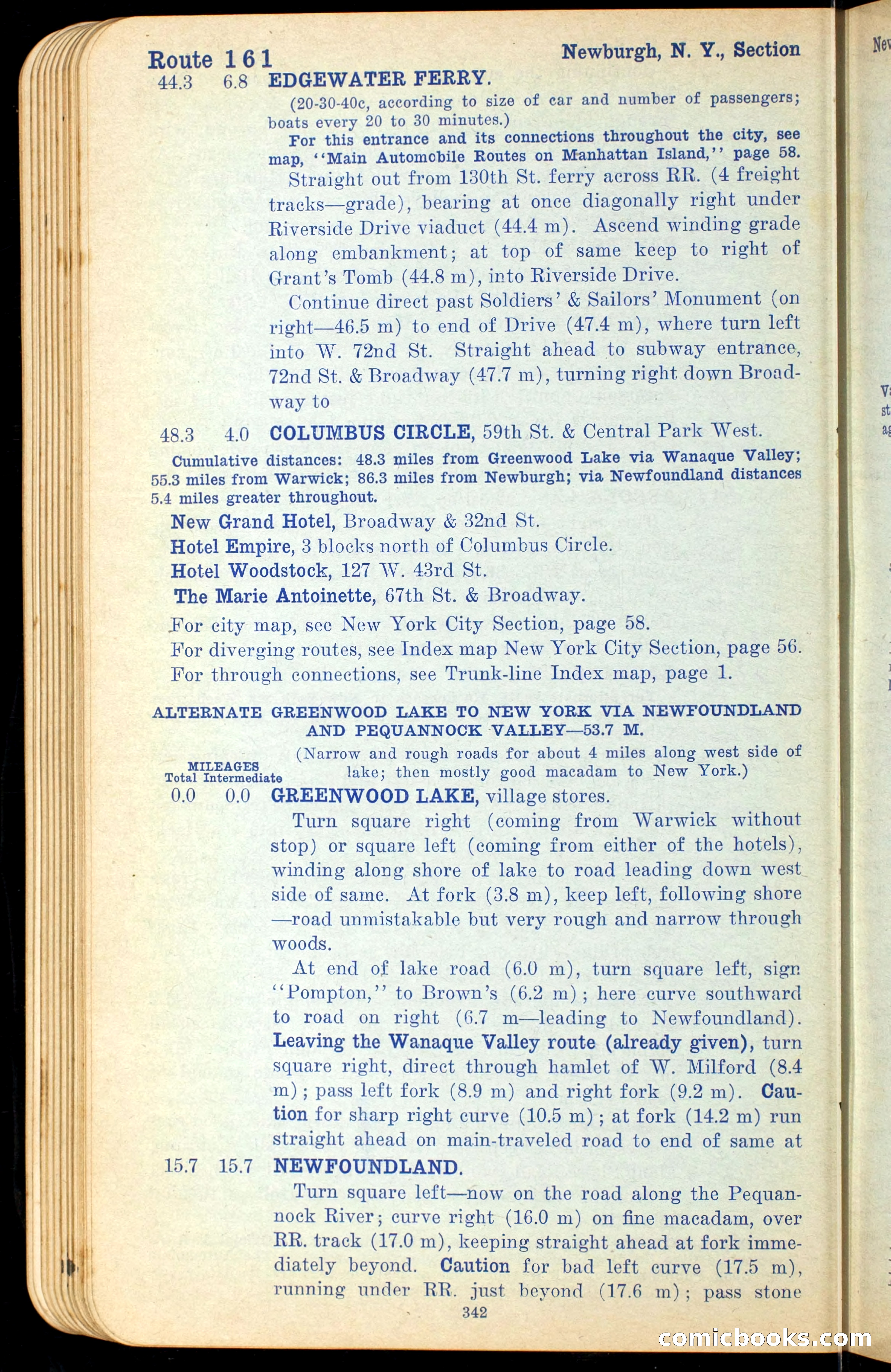 The Automobile Official Blue Book, 1910 — page 358 of 400