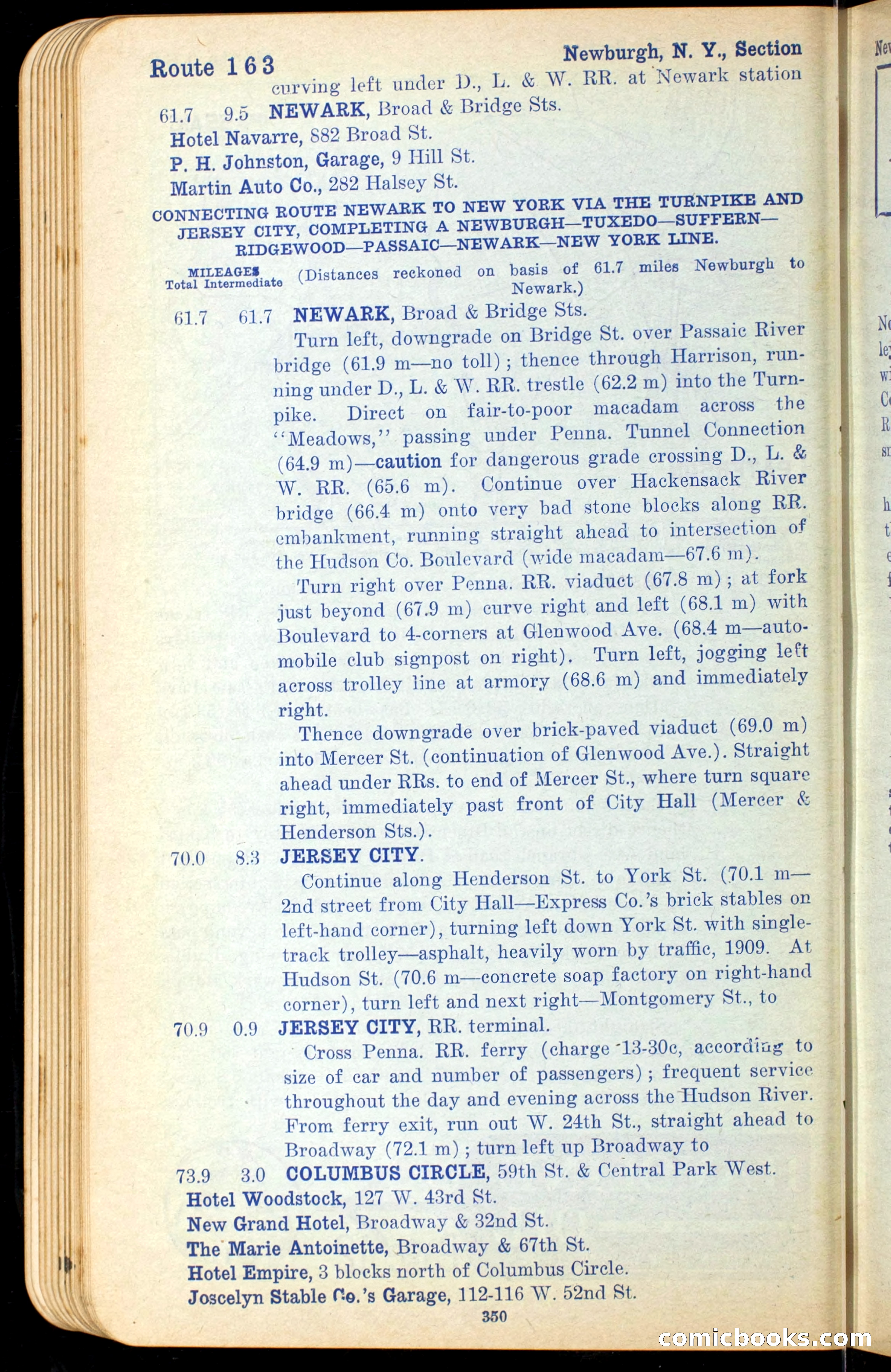 The Automobile Official Blue Book, 1910 — page 366 of 400