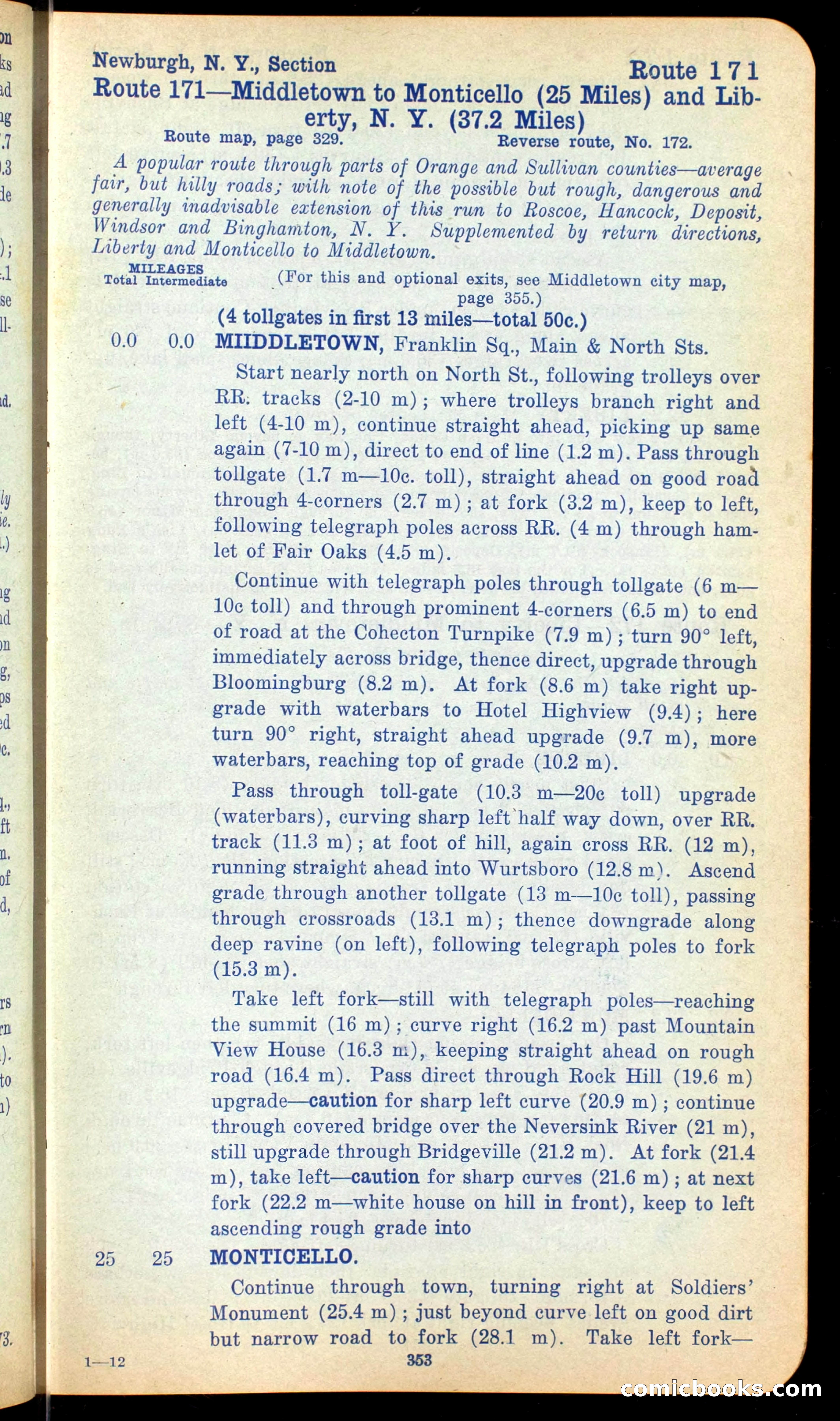 The Automobile Official Blue Book, 1910 — page 369 of 400