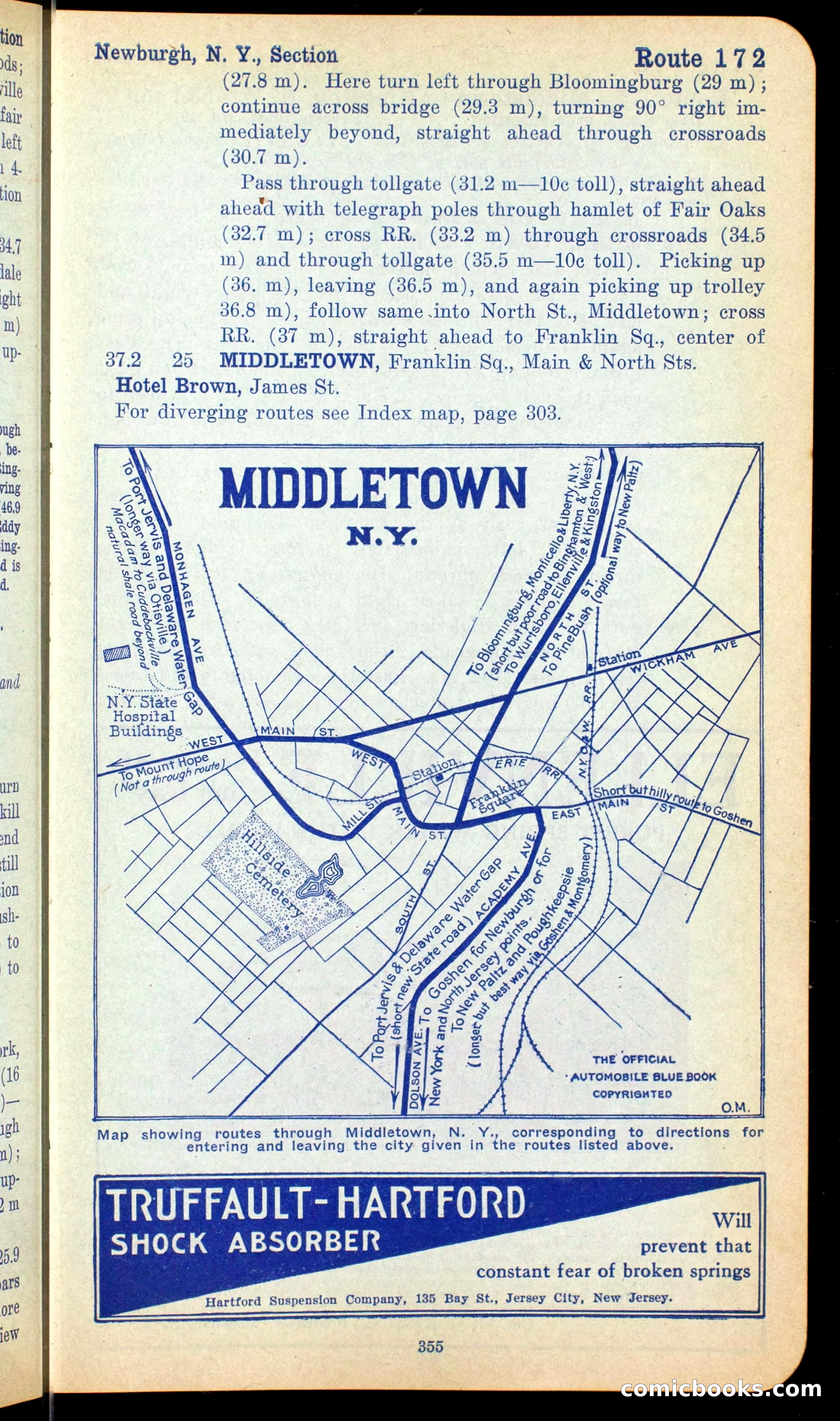 The Automobile Official Blue Book, 1910 — page 371 of 400