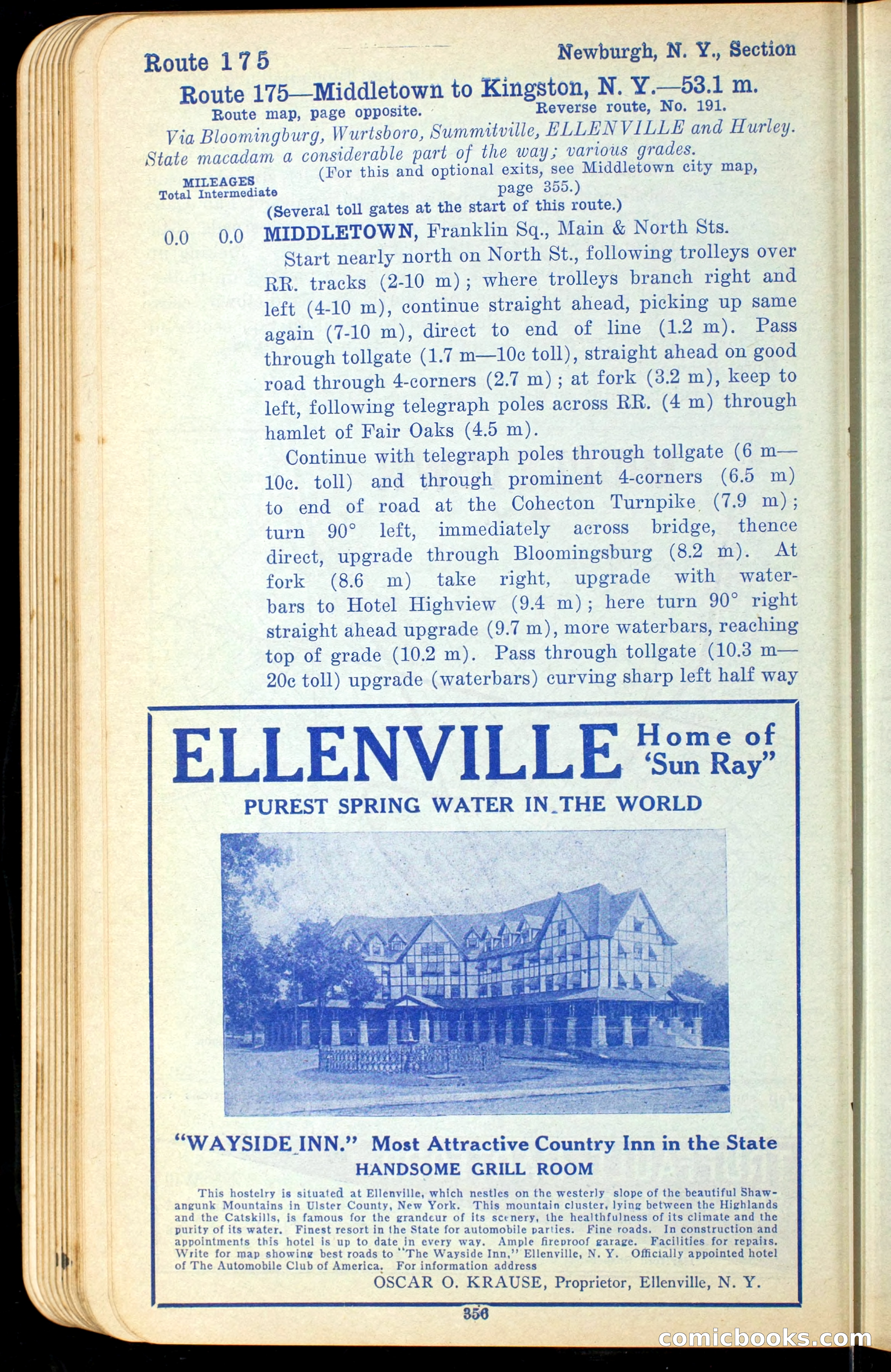 The Automobile Official Blue Book, 1910 — page 372 of 400