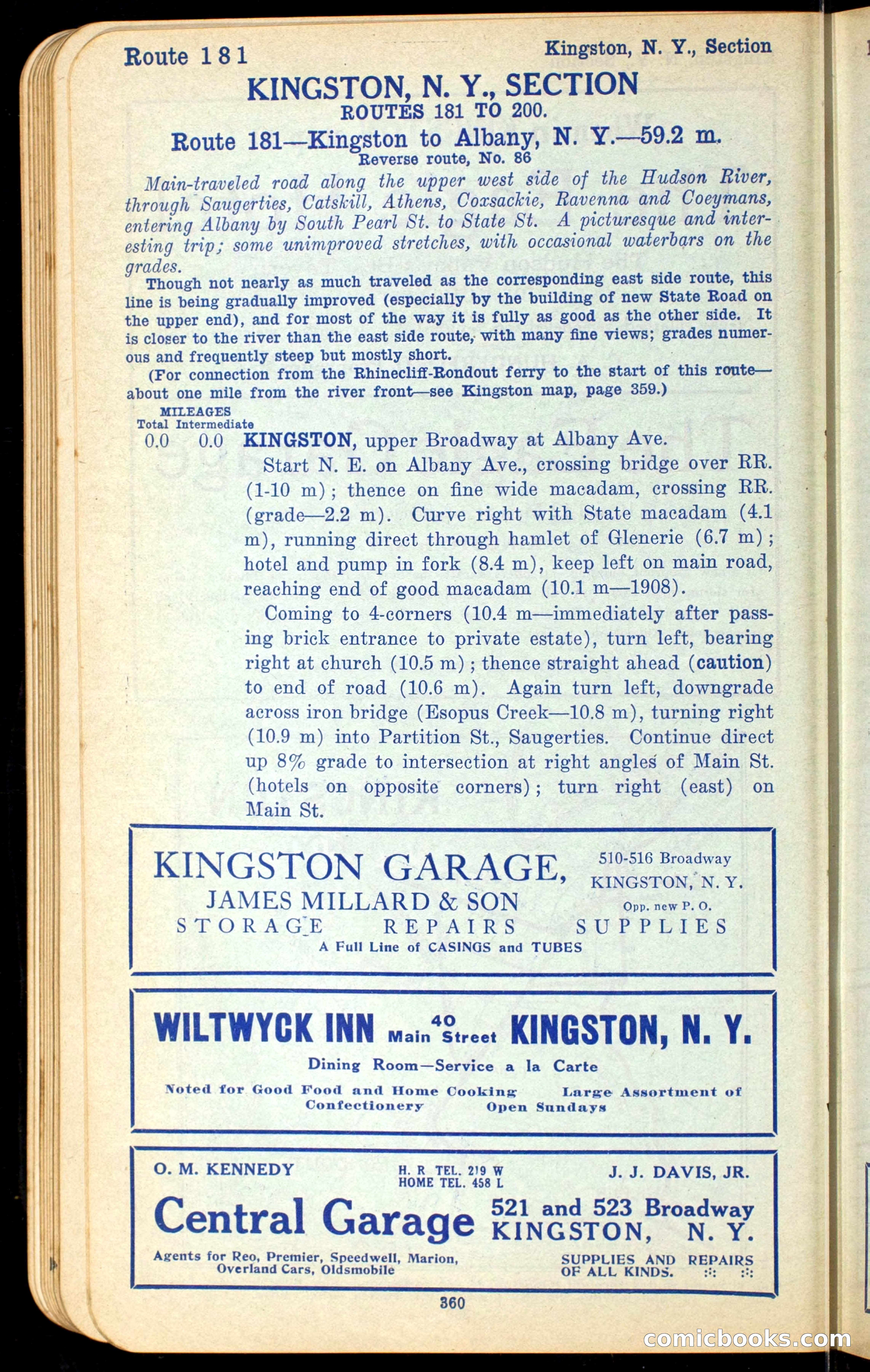 The Automobile Official Blue Book, 1910 — page 376 of 400