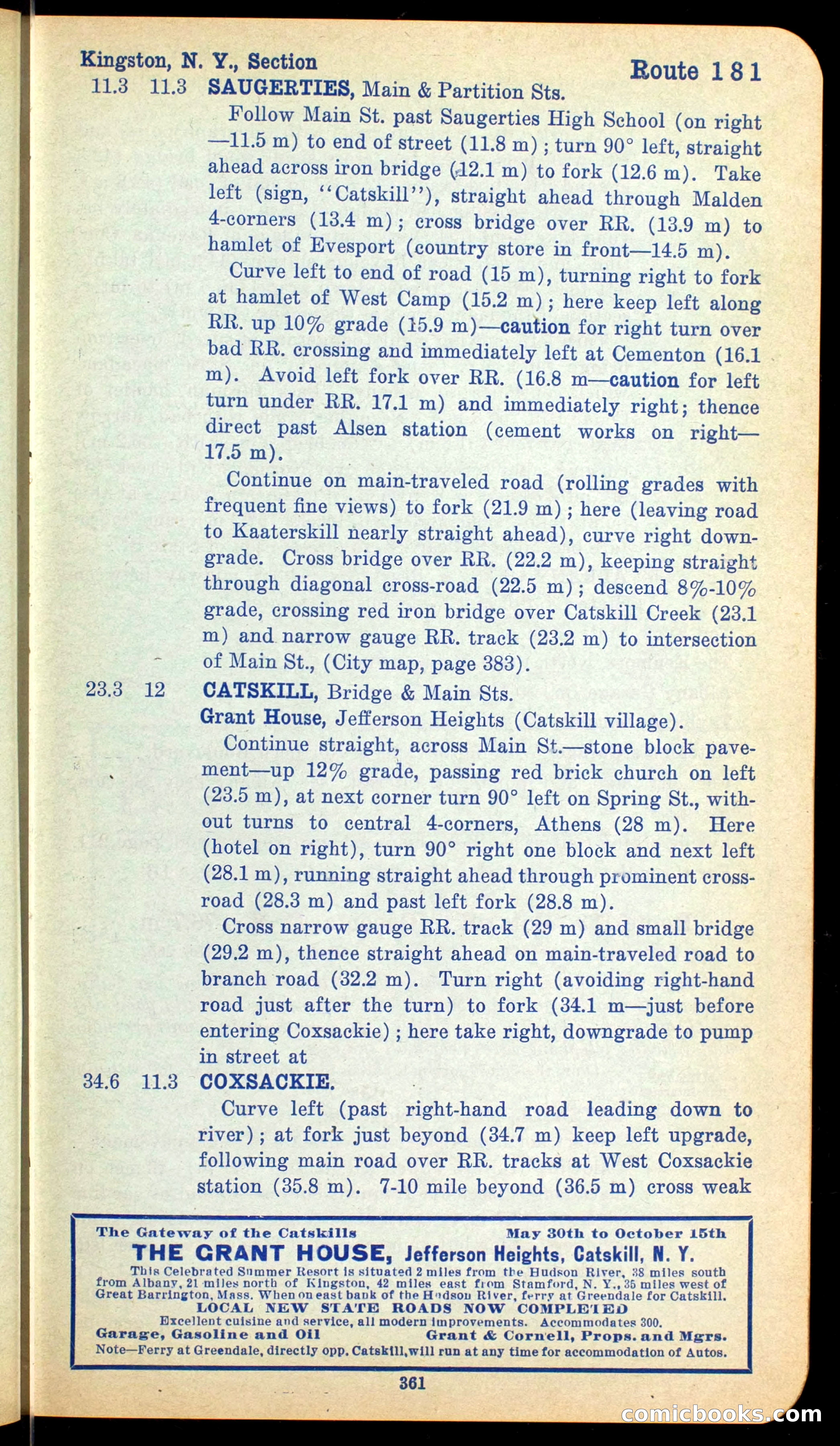 The Automobile Official Blue Book, 1910 — page 377 of 400