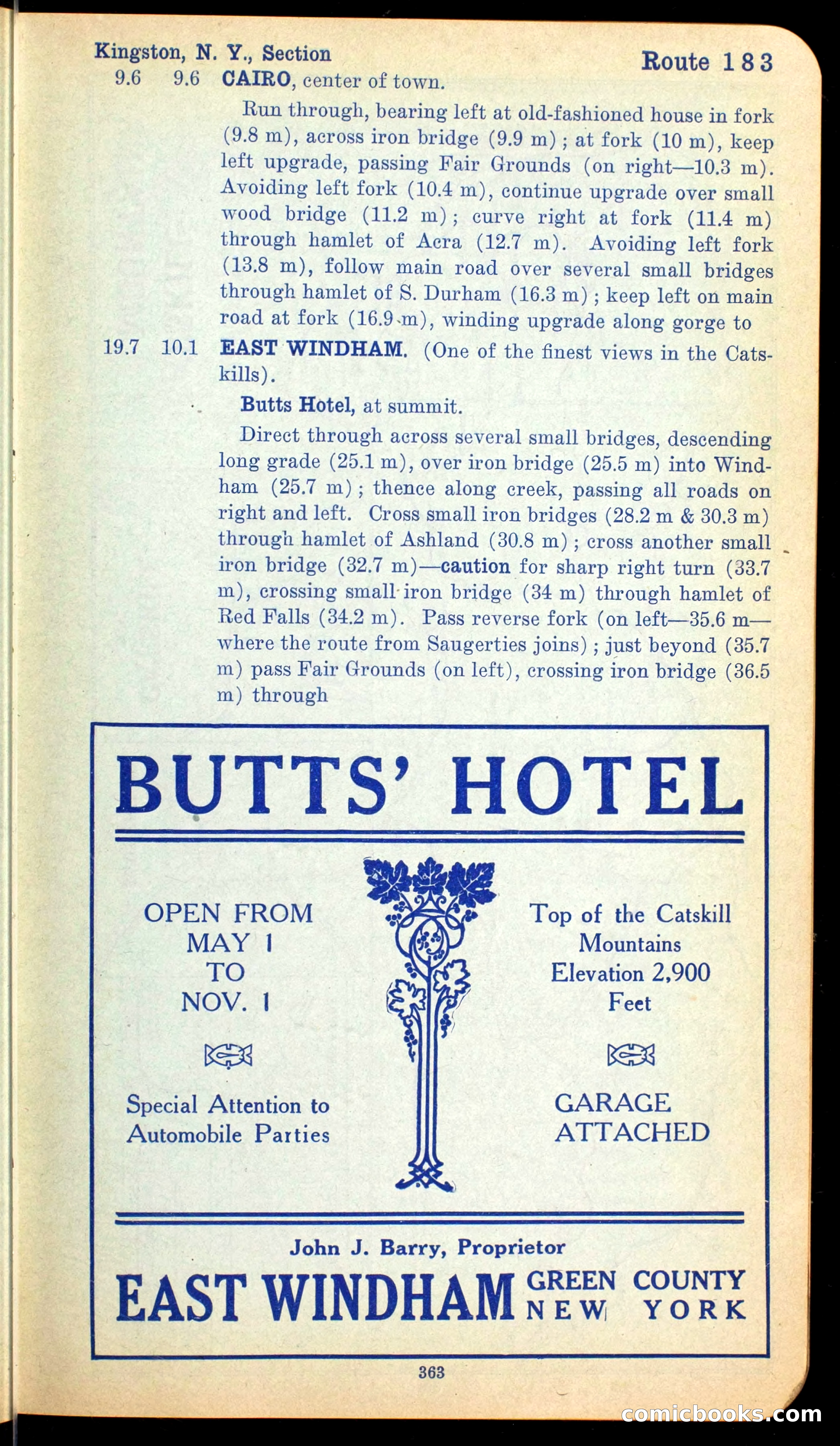 The Automobile Official Blue Book, 1910 — page 379 of 400
