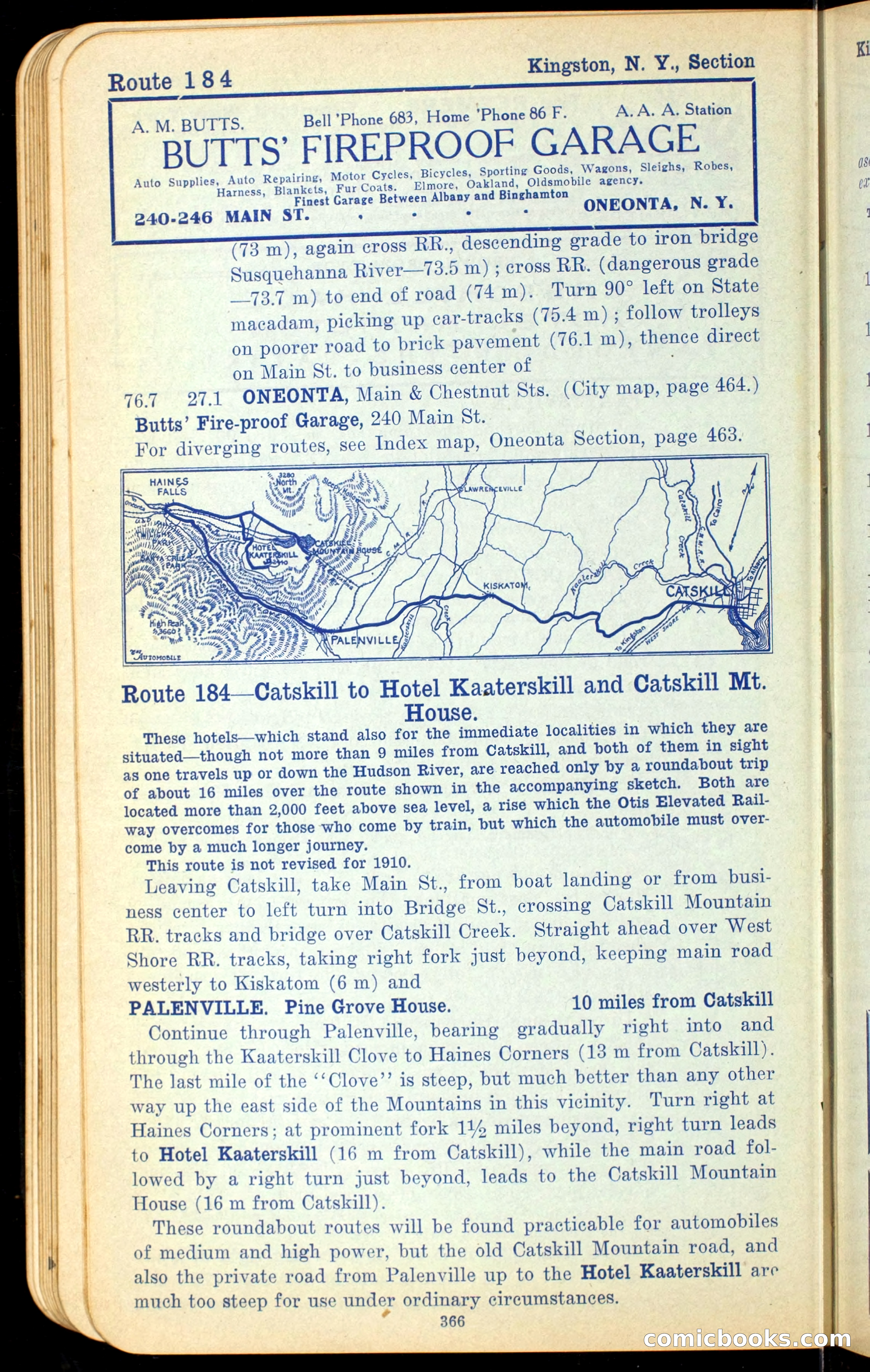 The Automobile Official Blue Book, 1910 — page 382 of 400
