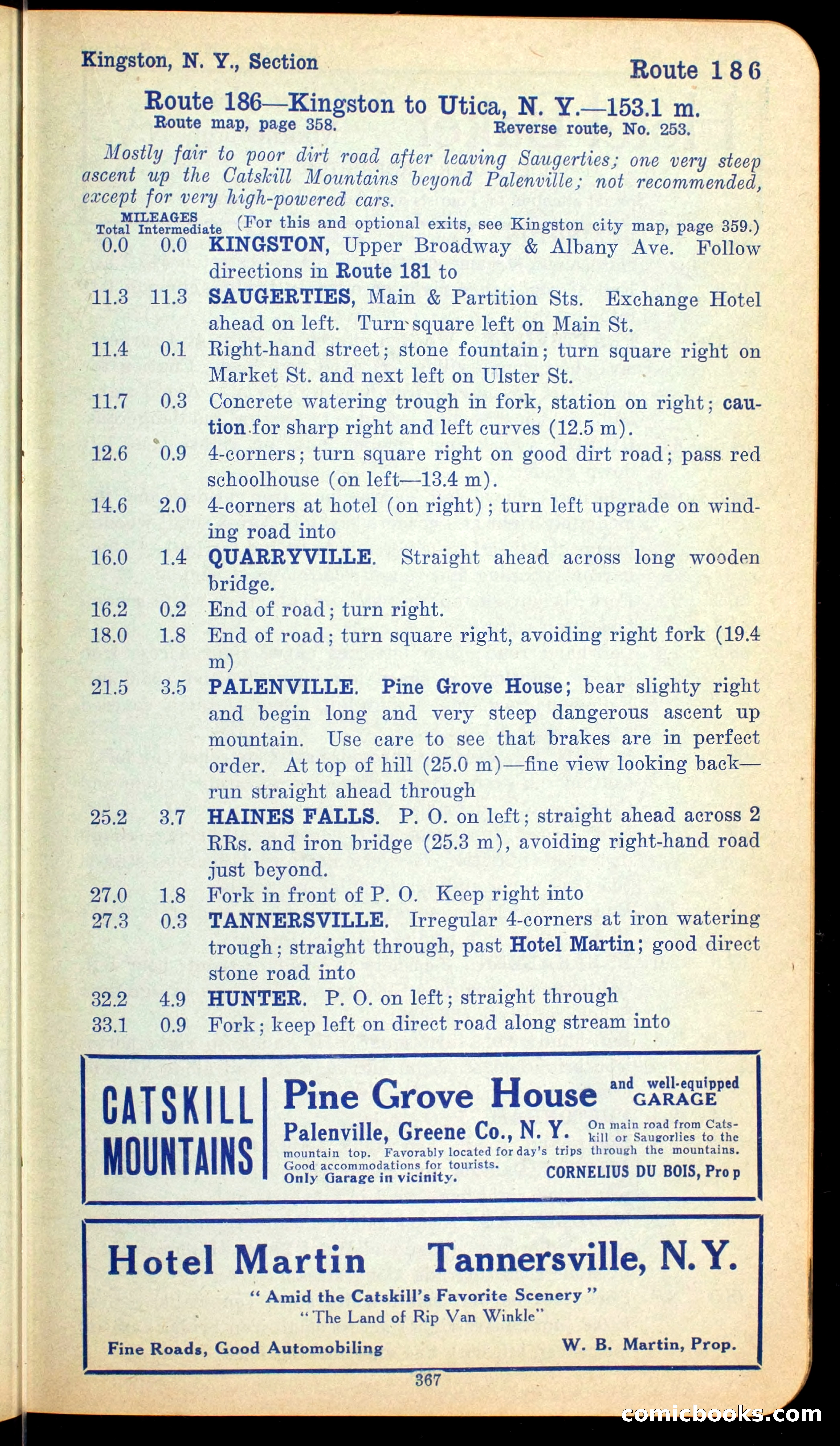 The Automobile Official Blue Book, 1910 — page 383 of 400