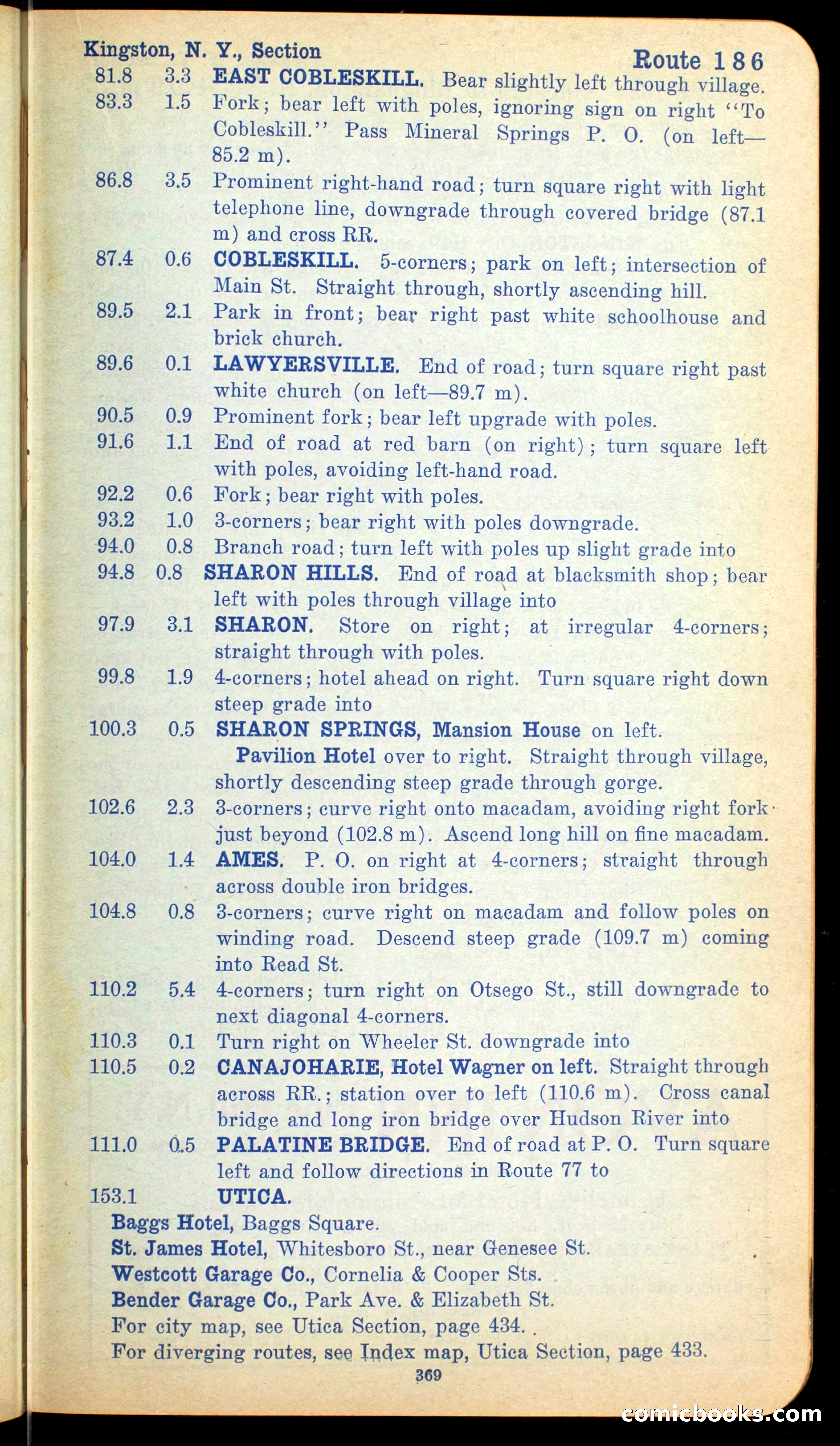 The Automobile Official Blue Book, 1910 — page 385 of 400