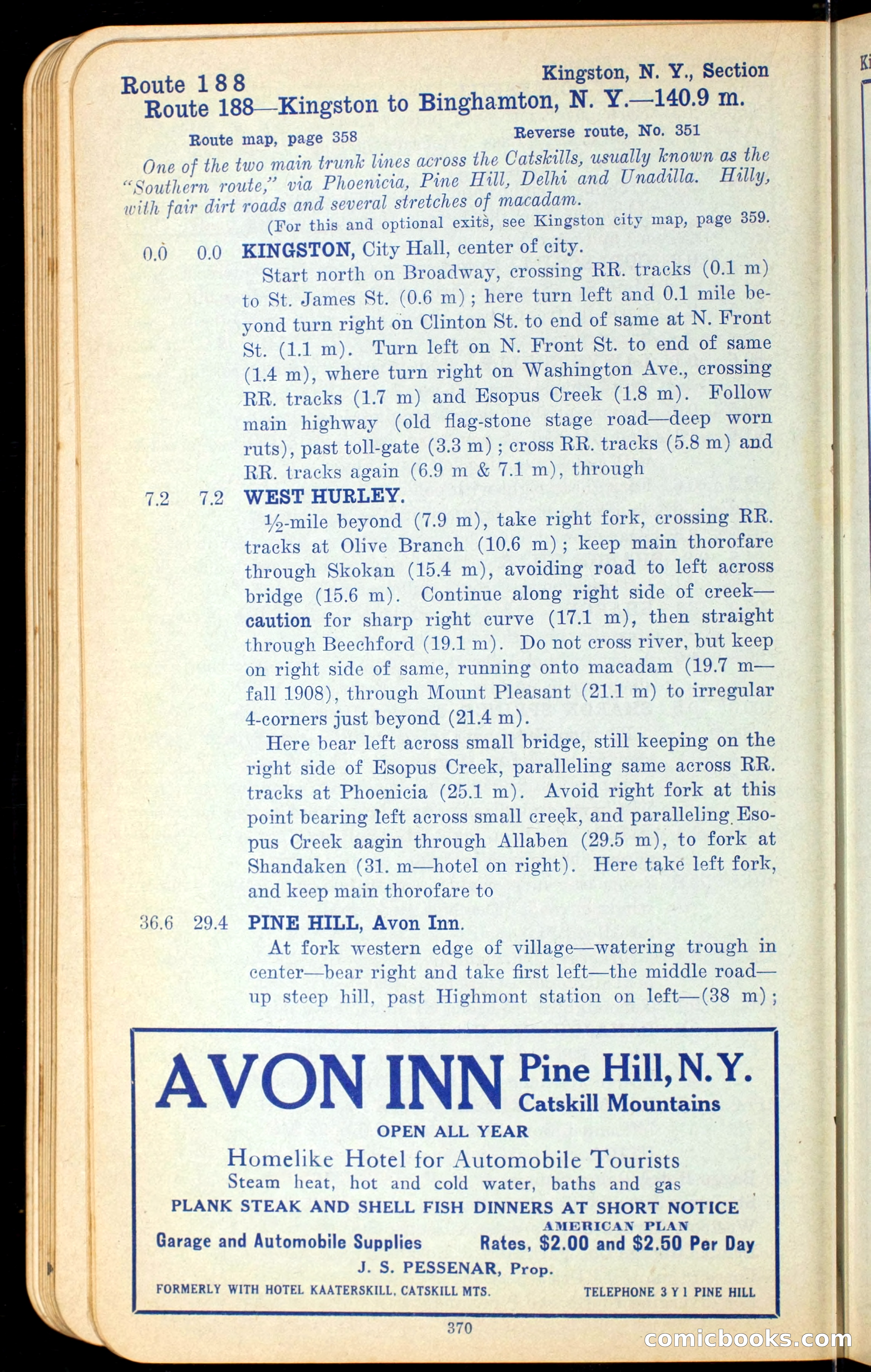 The Automobile Official Blue Book, 1910 — page 386 of 400