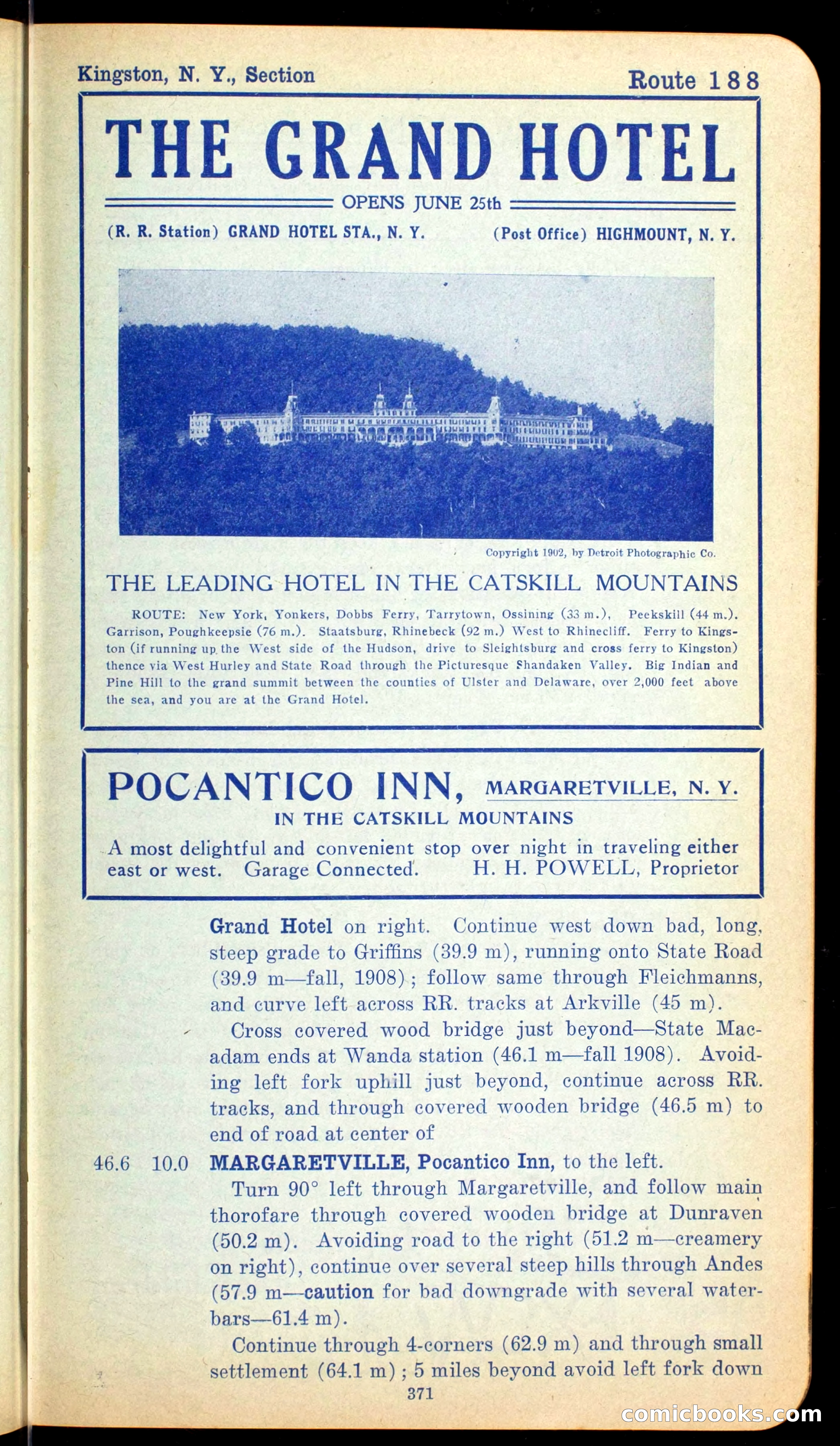 The Automobile Official Blue Book, 1910 — page 387 of 400