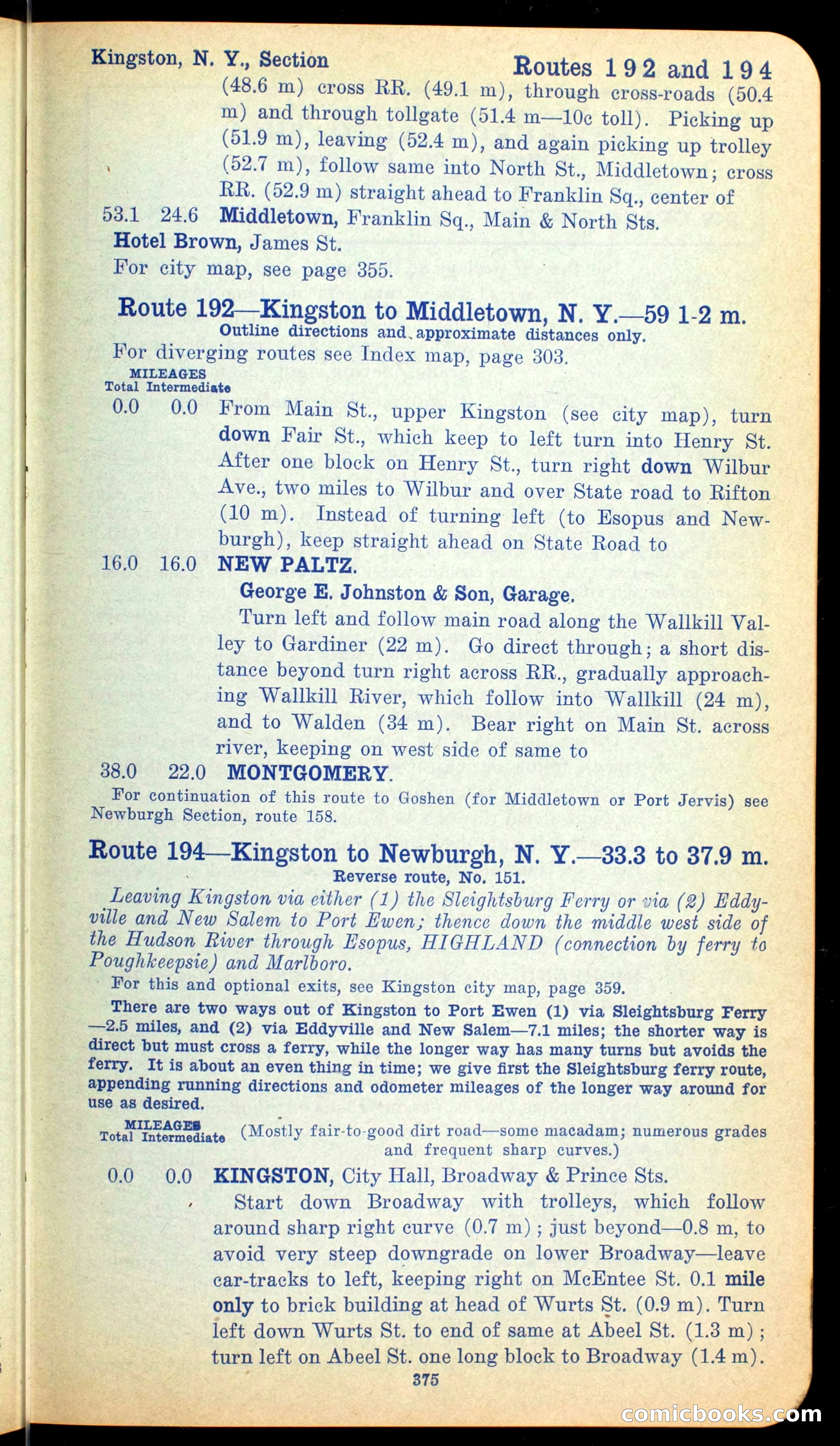 The Automobile Official Blue Book, 1910 — page 391 of 400