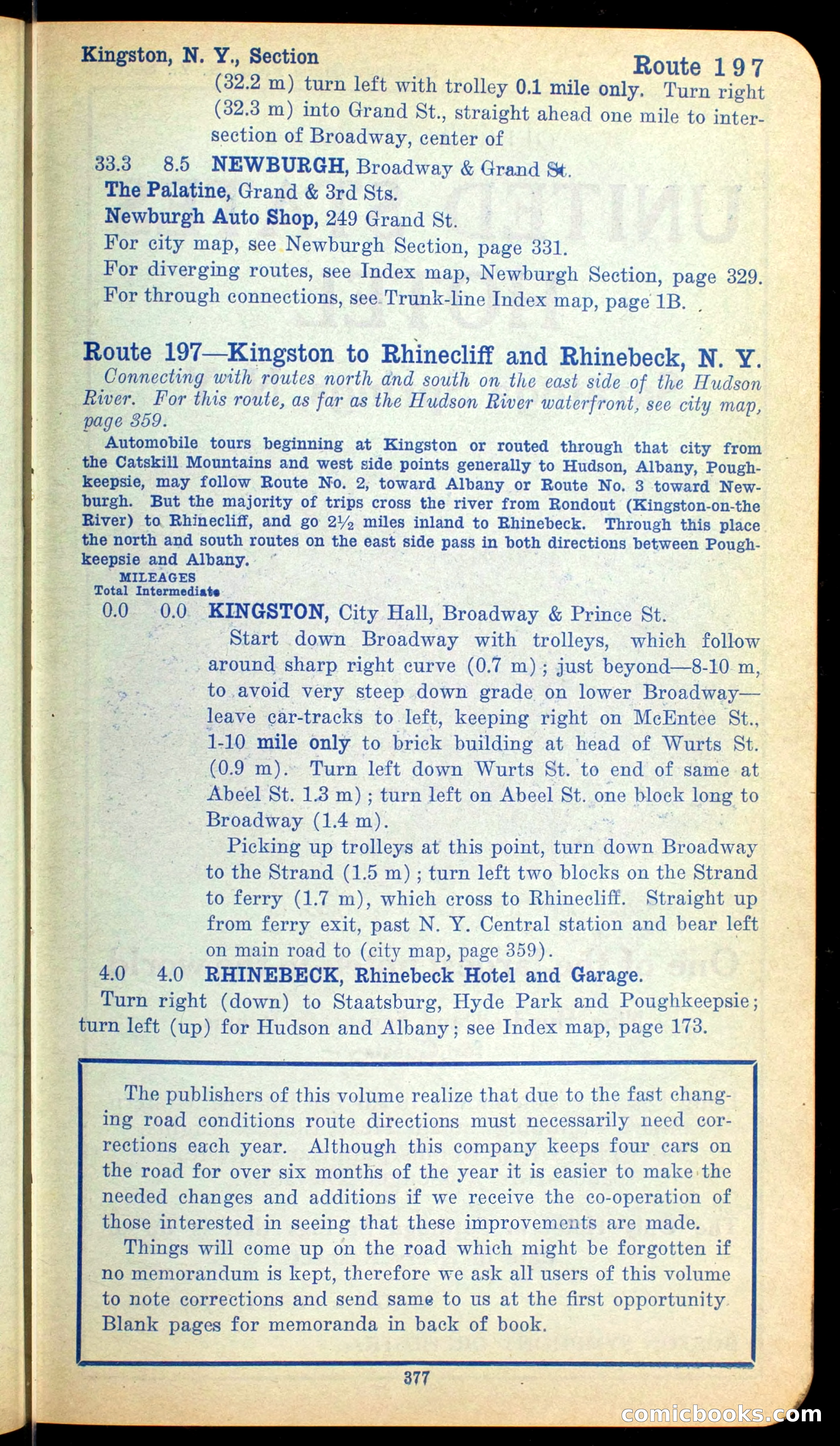 The Automobile Official Blue Book, 1910 — page 393 of 400
