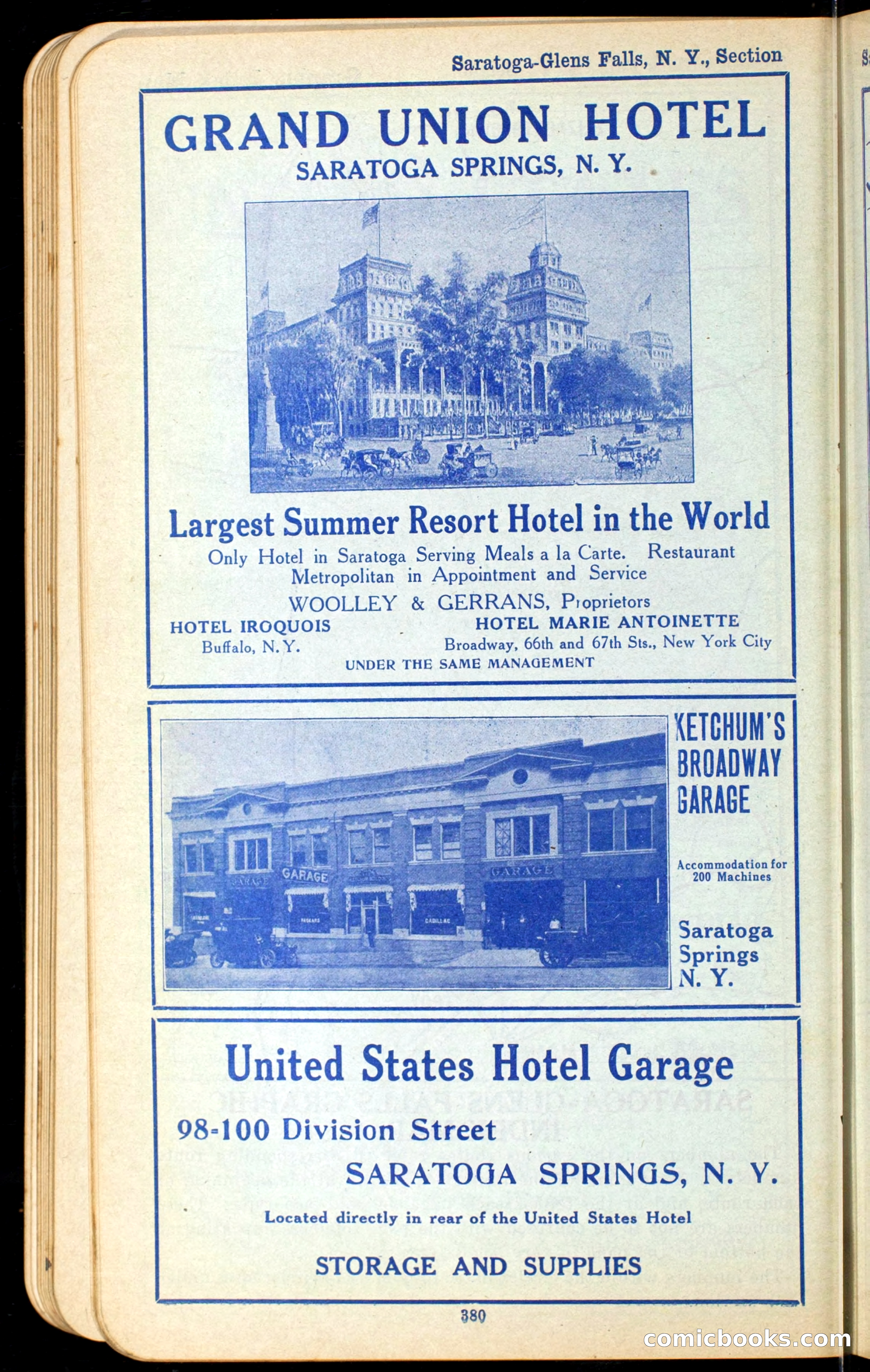 The Automobile Official Blue Book, 1910 — page 396 of 400