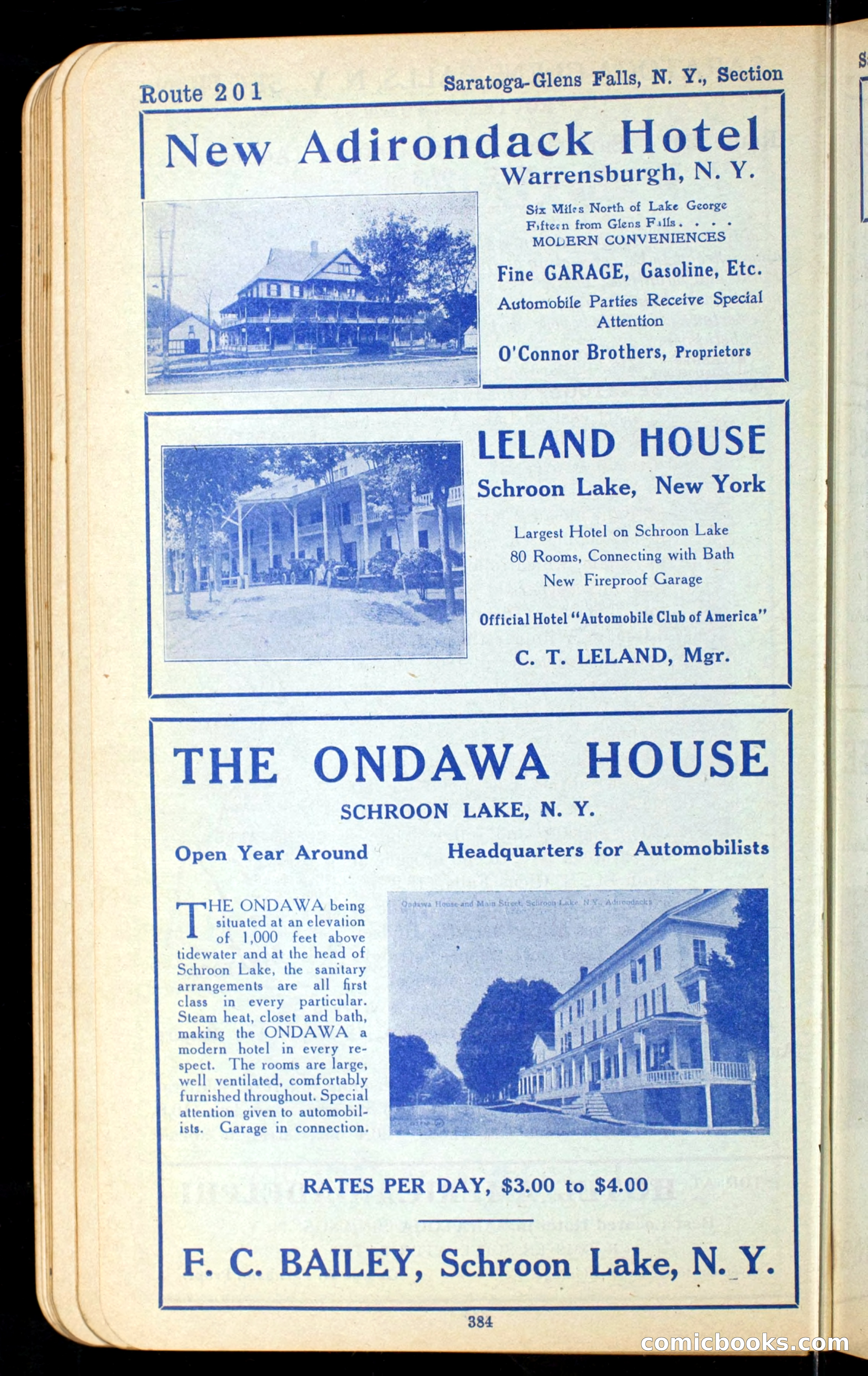 The Automobile Official Blue Book, 1910 — page 400 of 400
