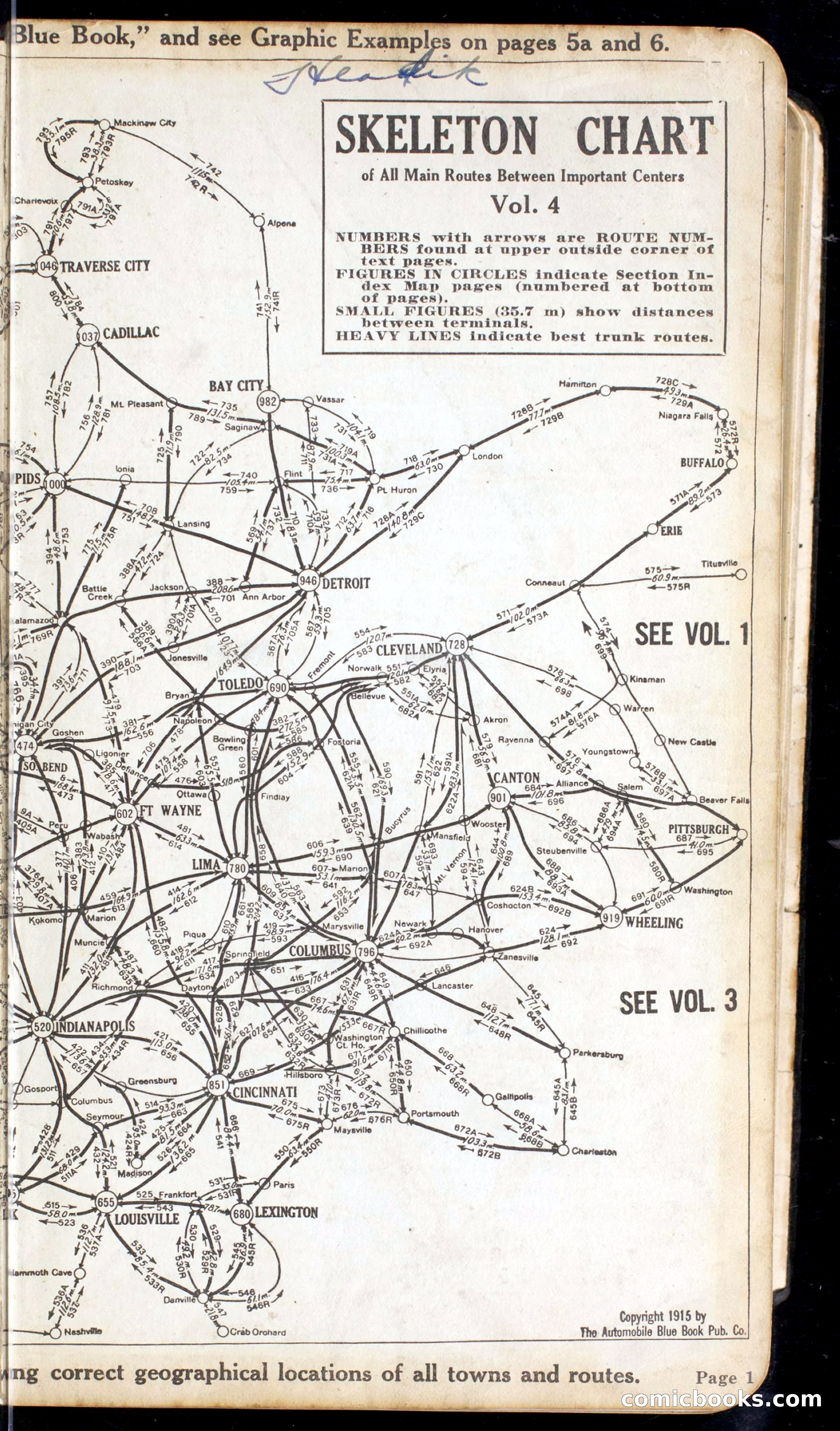 Cleveland Automobile Blue Book, Volume 4: The Middle West — page 3 of 400
