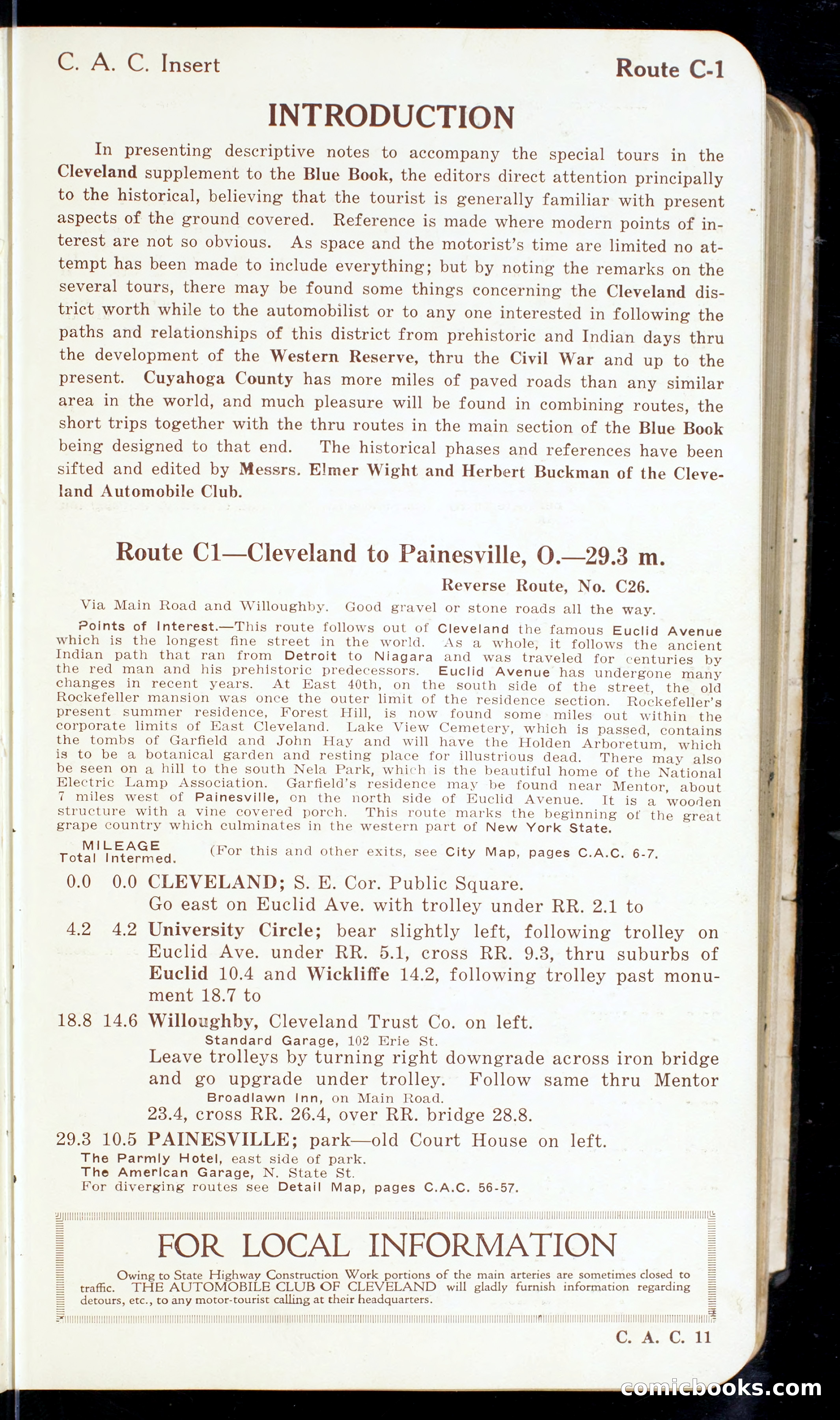 Cleveland Automobile Blue Book, Volume 4: The Middle West — page 21 of 400