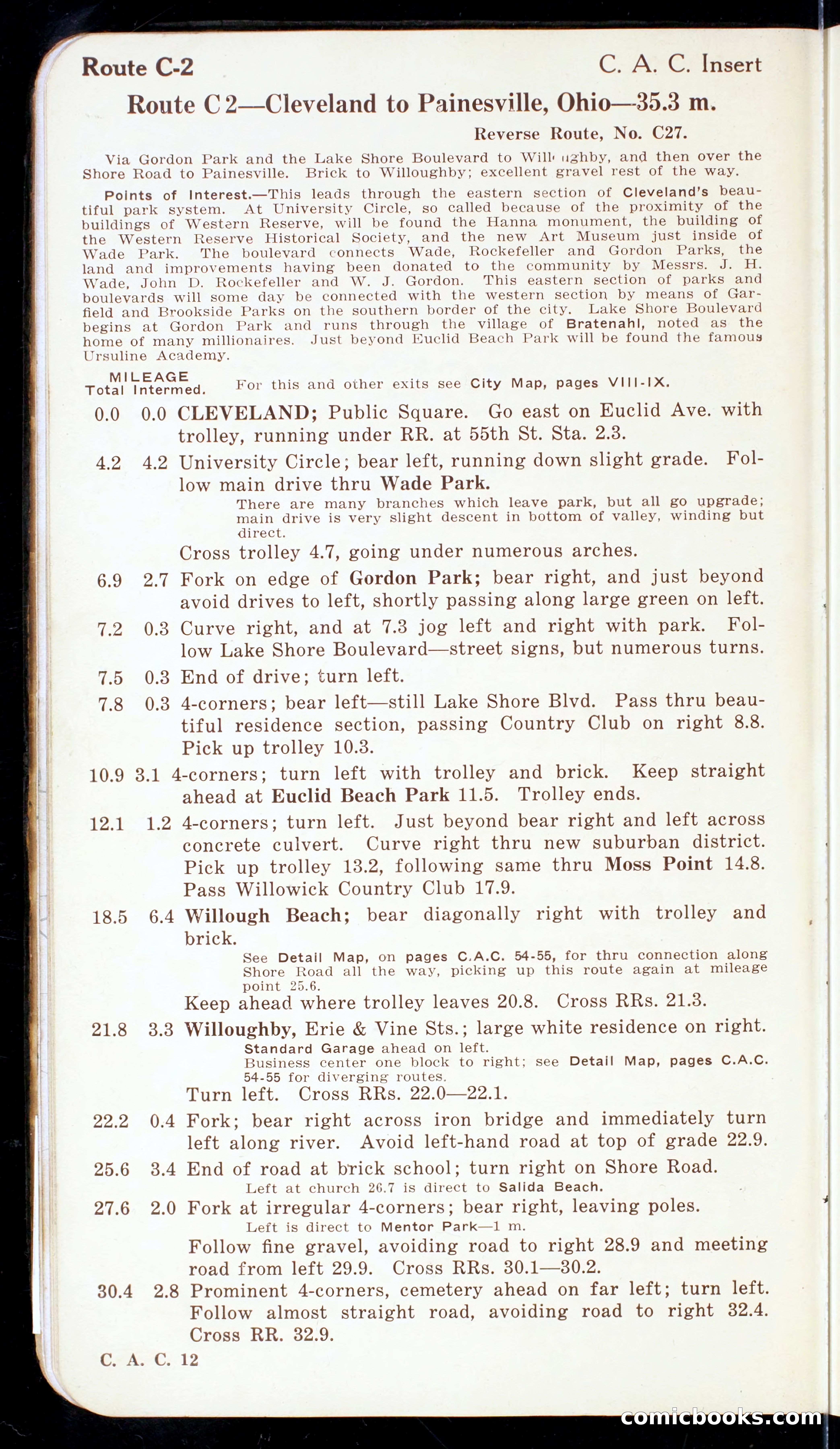 Cleveland Automobile Blue Book, Volume 4: The Middle West — page 22 of 400