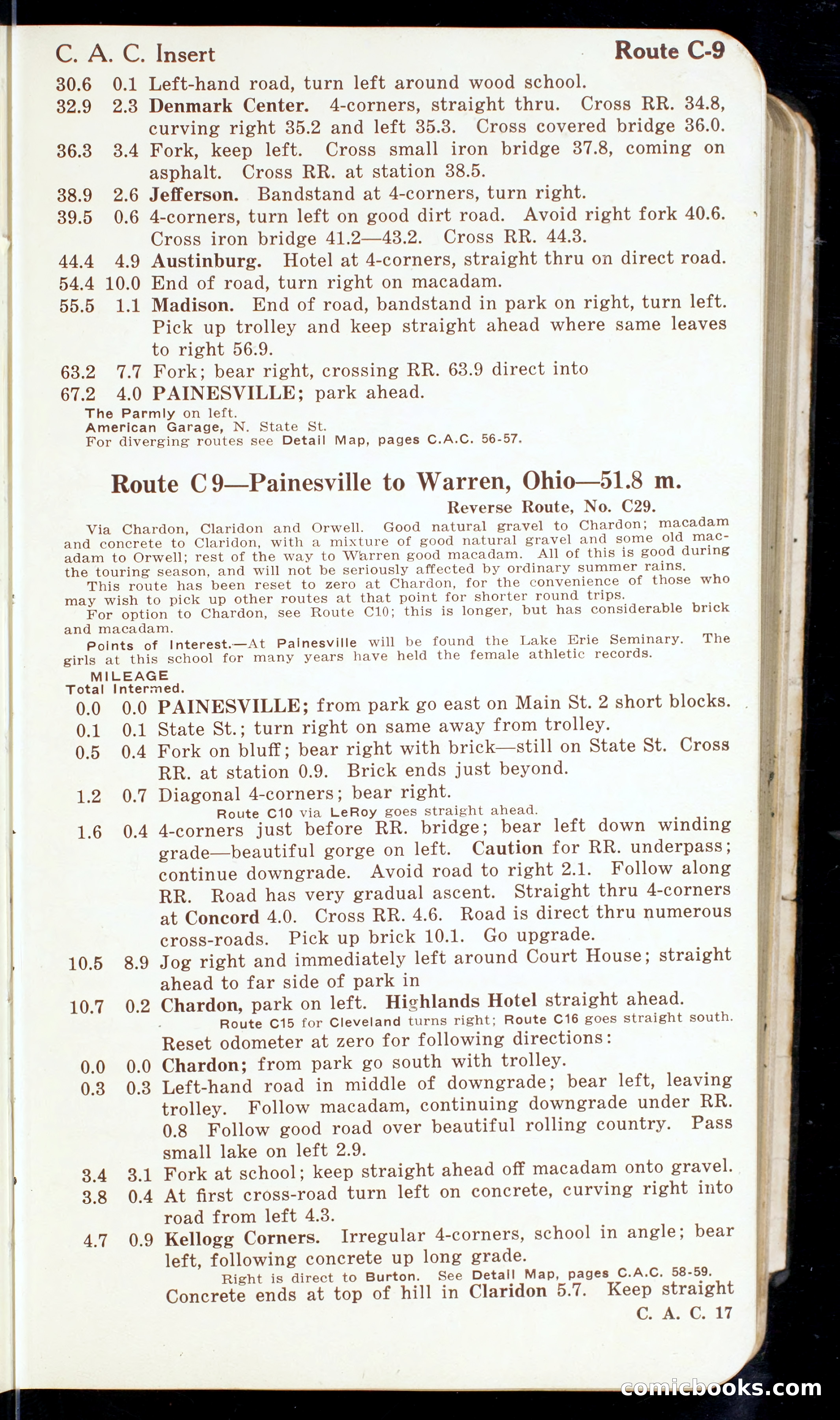 Cleveland Automobile Blue Book, Volume 4: The Middle West — page 27 of 400