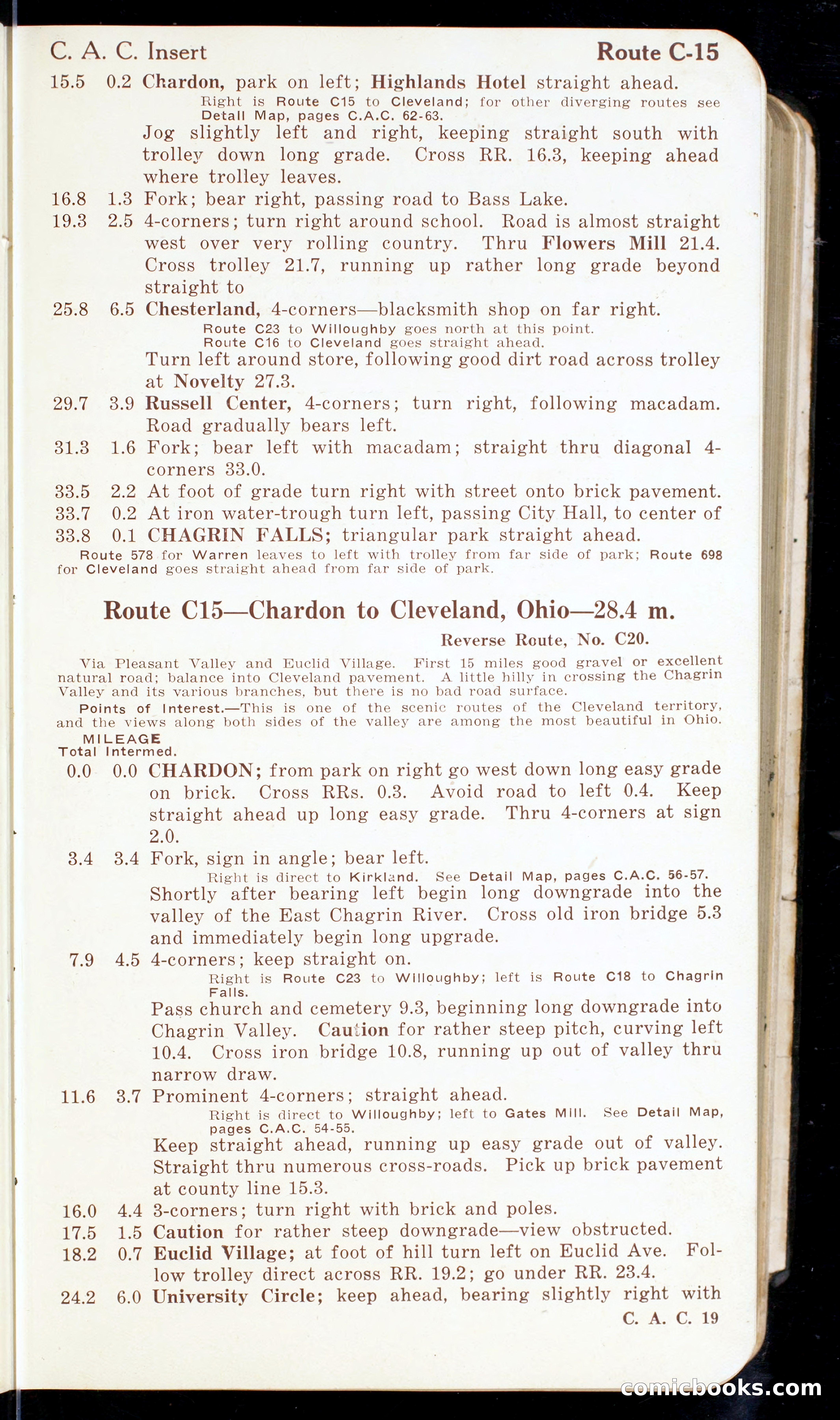 Cleveland Automobile Blue Book, Volume 4: The Middle West — page 29 of 400