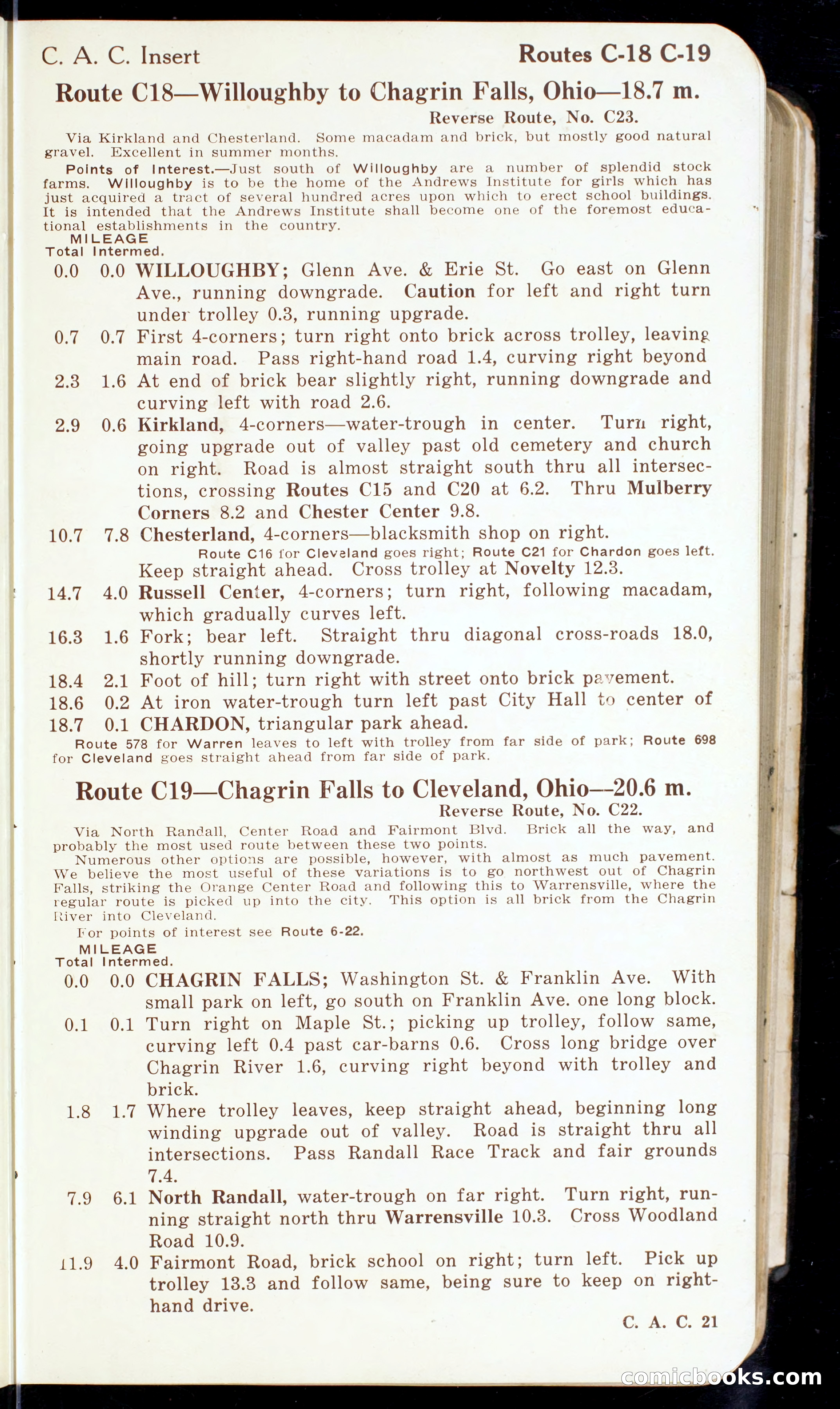 Cleveland Automobile Blue Book, Volume 4: The Middle West — page 31 of 400