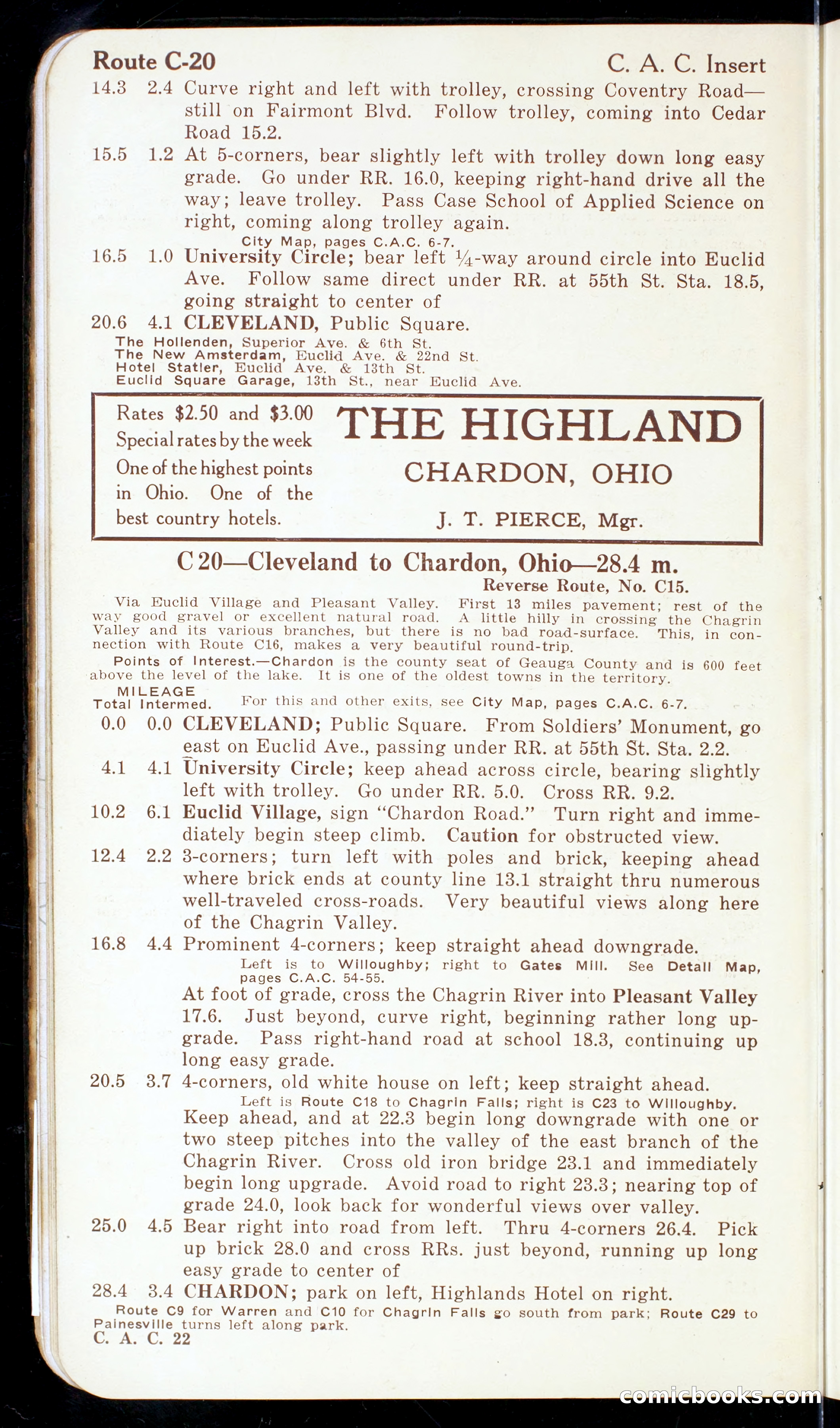 Cleveland Automobile Blue Book, Volume 4: The Middle West — page 32 of 400