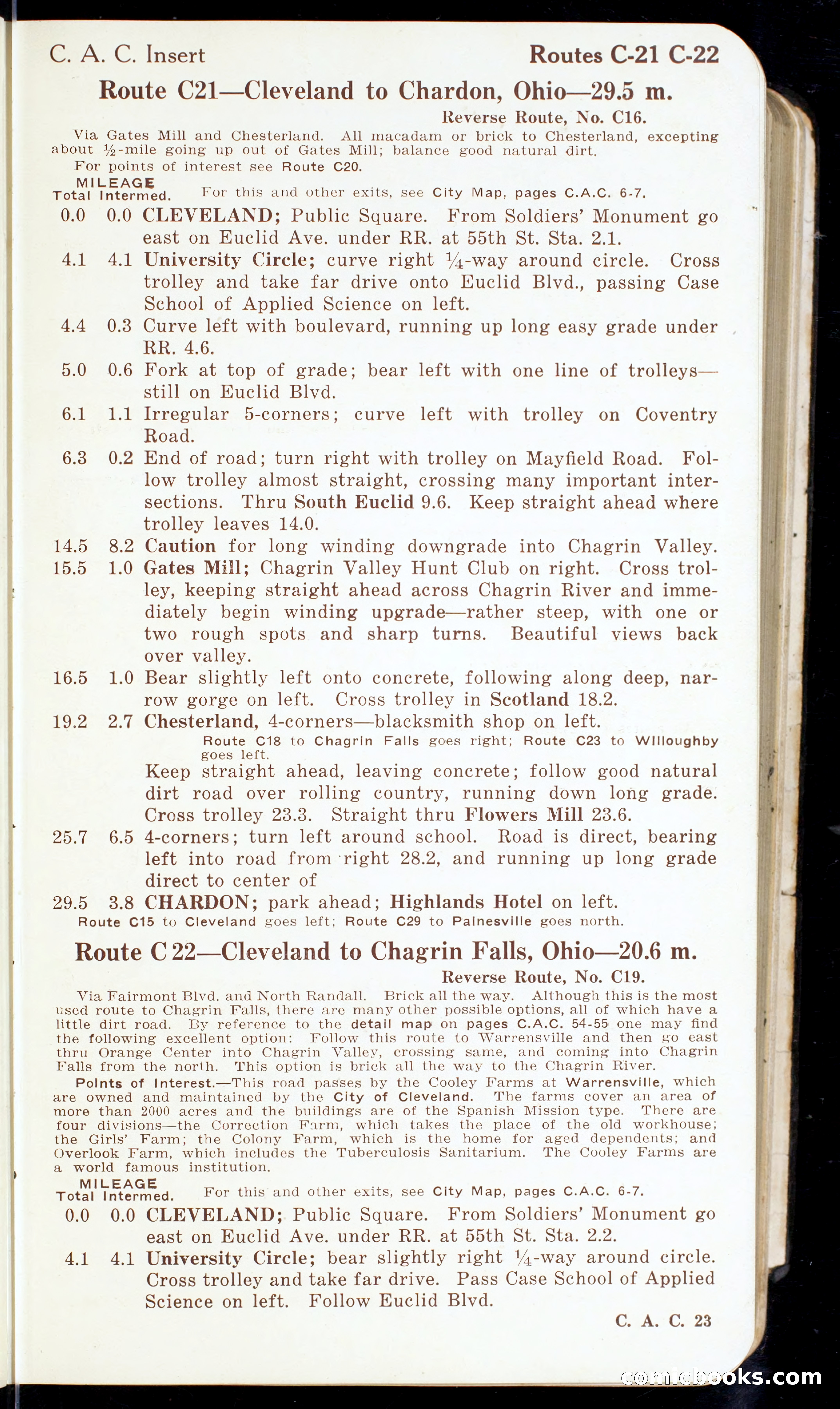 Cleveland Automobile Blue Book, Volume 4: The Middle West — page 33 of 400