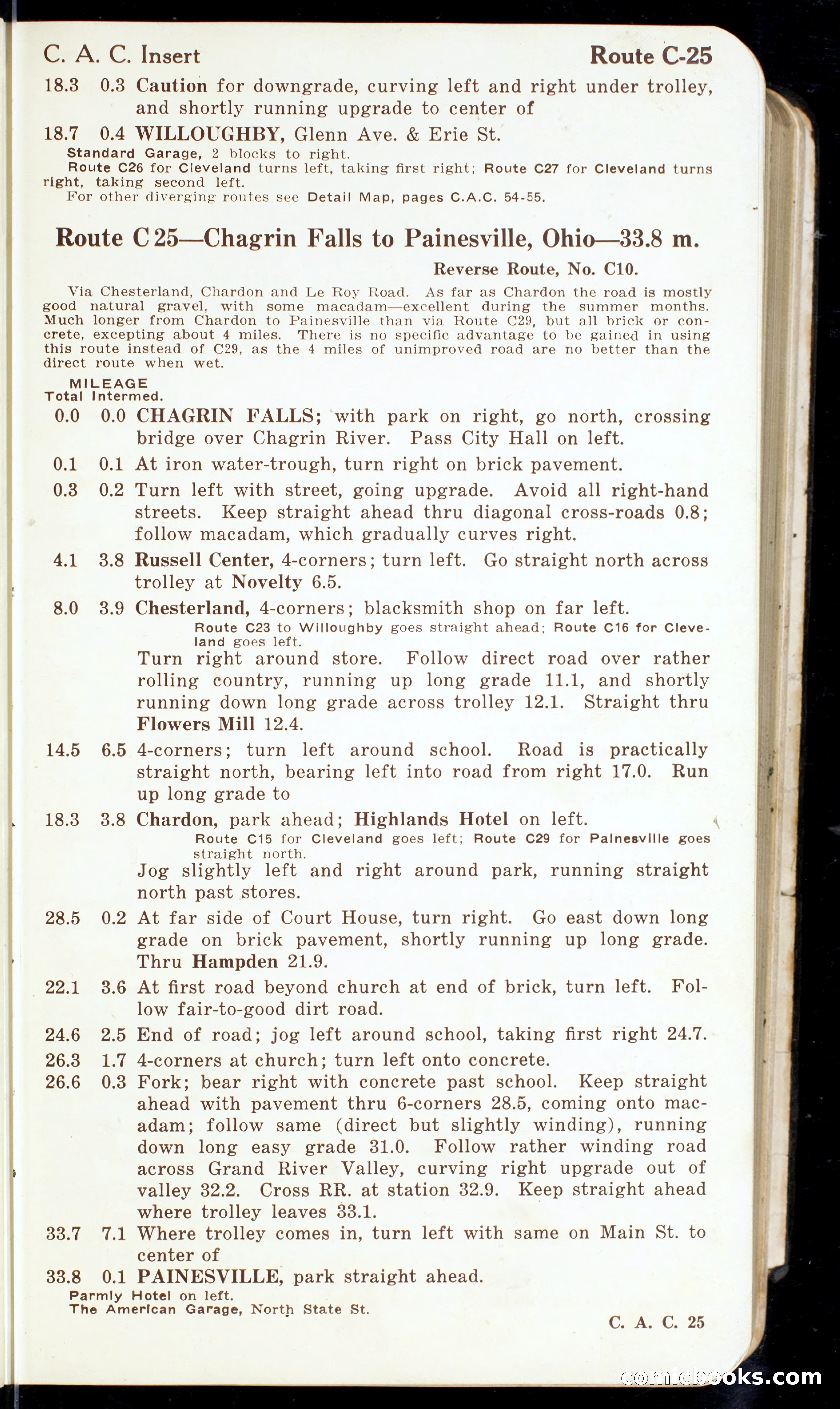 Cleveland Automobile Blue Book, Volume 4: The Middle West — page 35 of 400