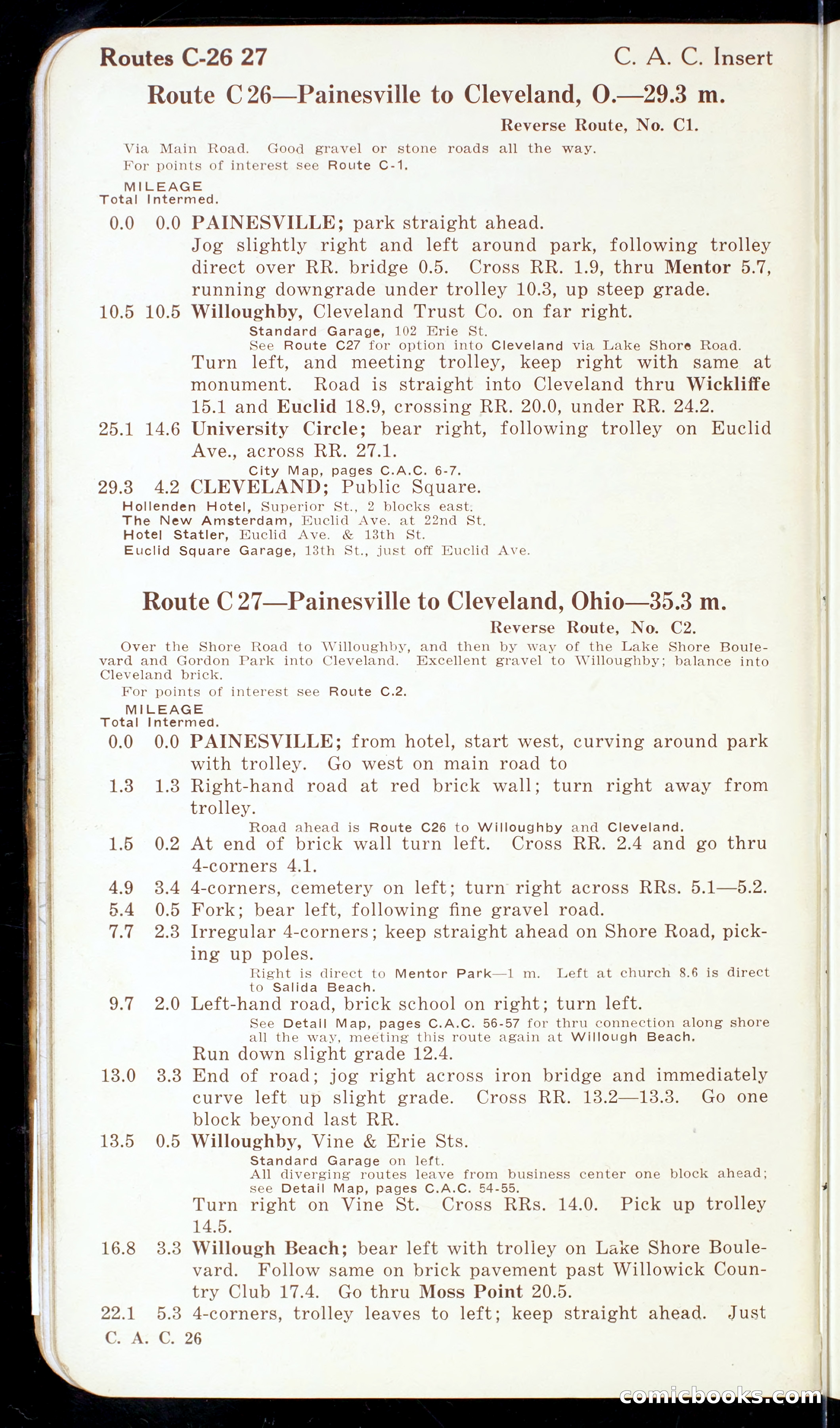 Cleveland Automobile Blue Book, Volume 4: The Middle West — page 36 of 400