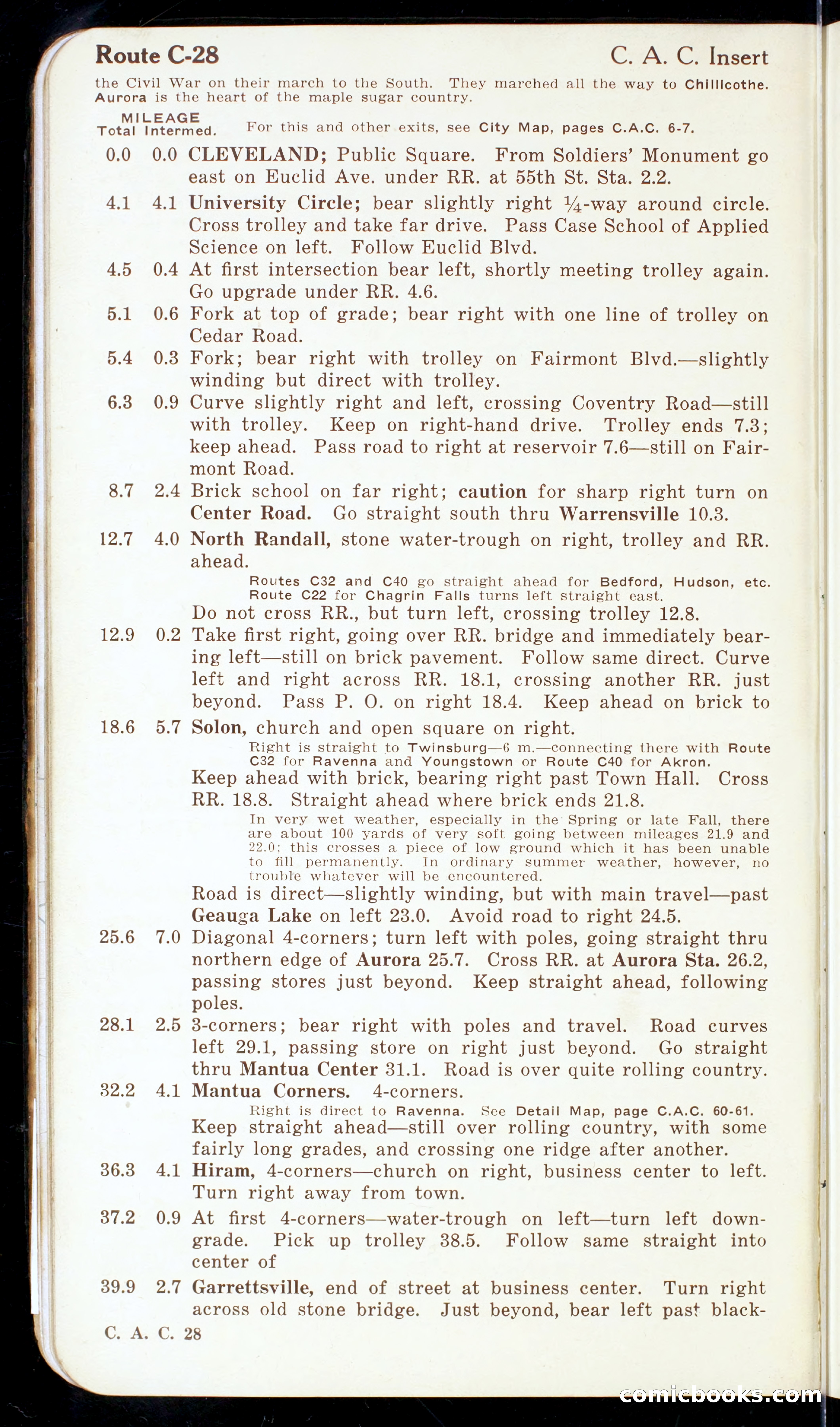 Cleveland Automobile Blue Book, Volume 4: The Middle West — page 38 of 400