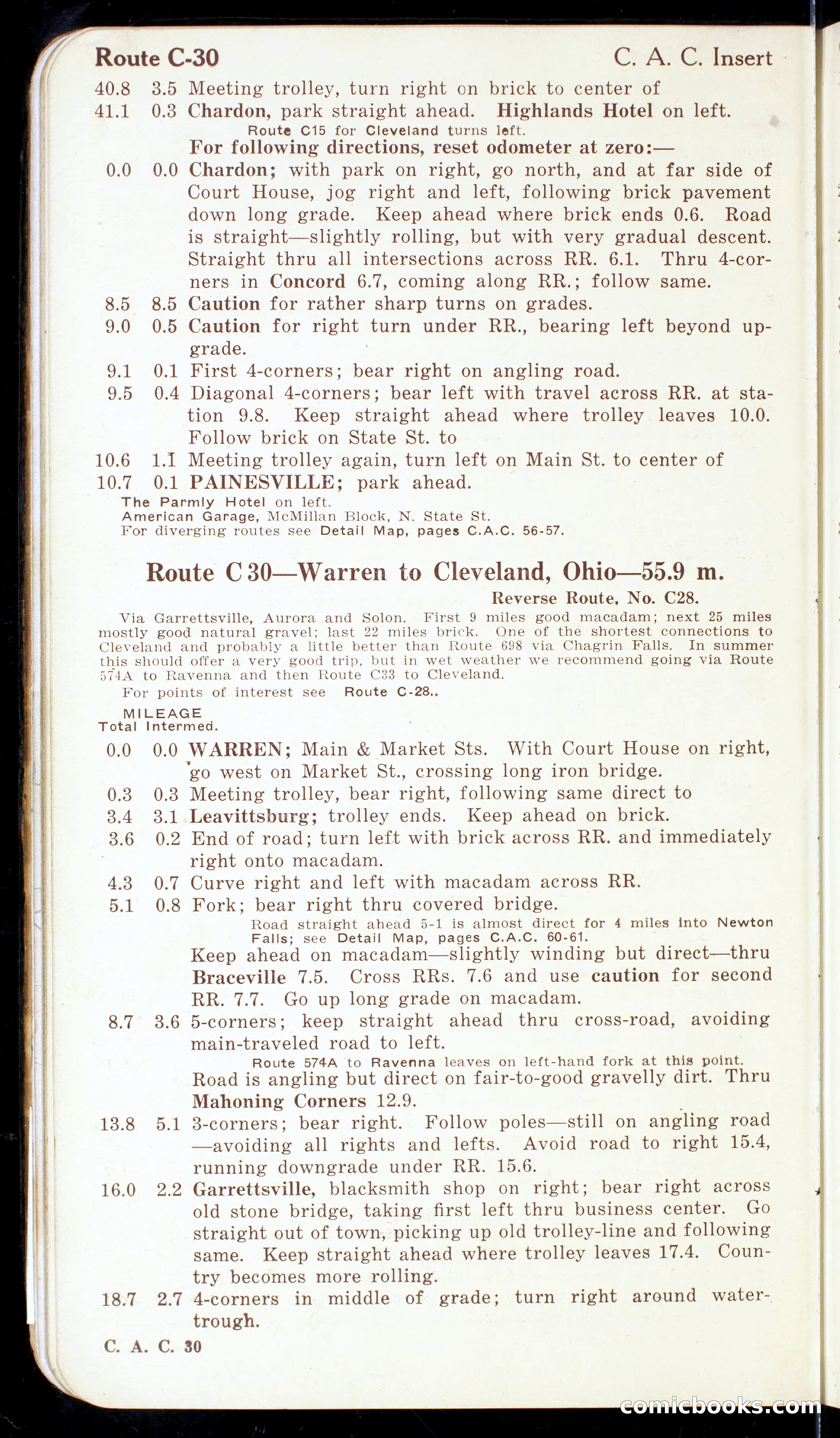 Cleveland Automobile Blue Book, Volume 4: The Middle West — page 40 of 400