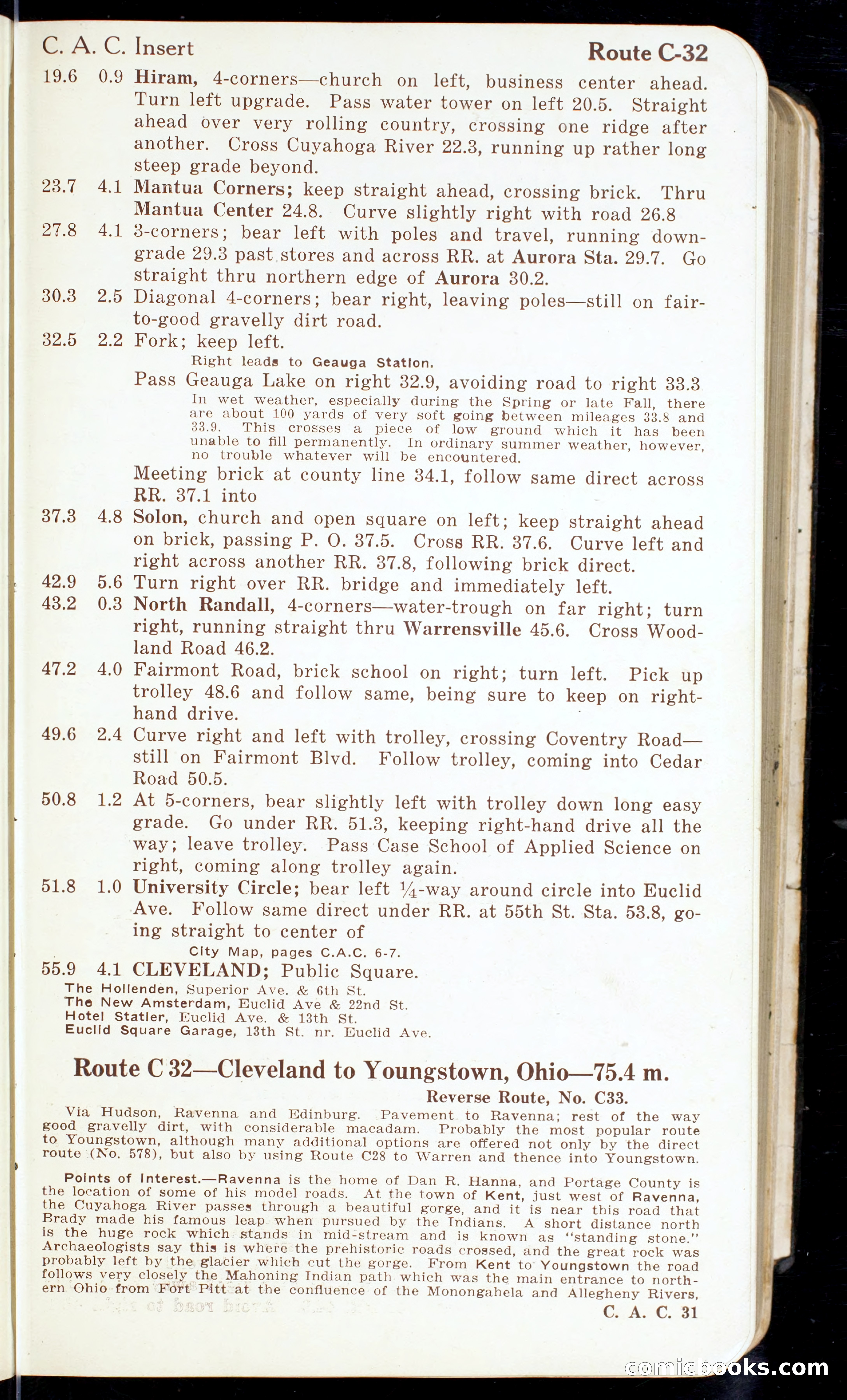 Cleveland Automobile Blue Book, Volume 4: The Middle West — page 41 of 400