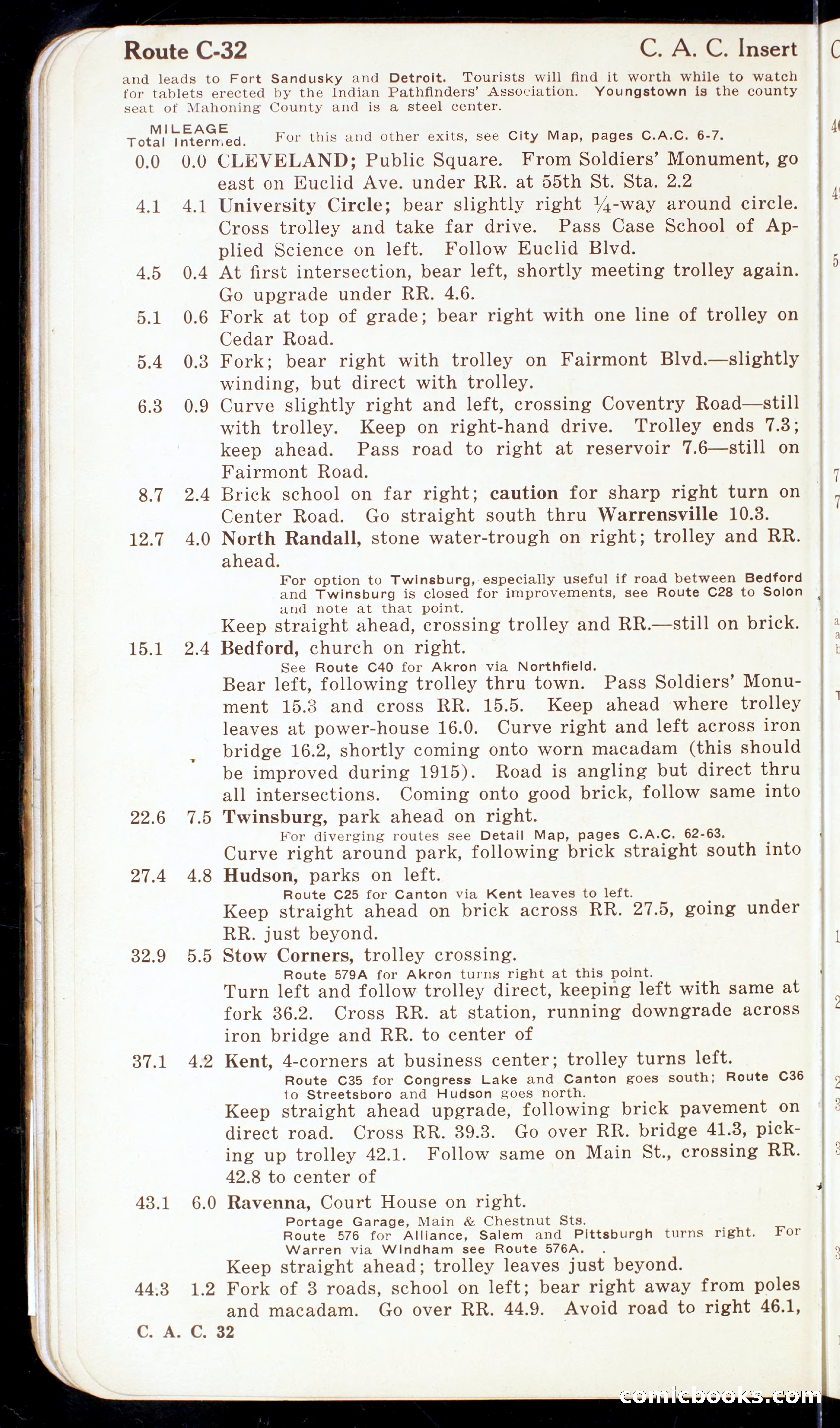 Cleveland Automobile Blue Book, Volume 4: The Middle West — page 42 of 400