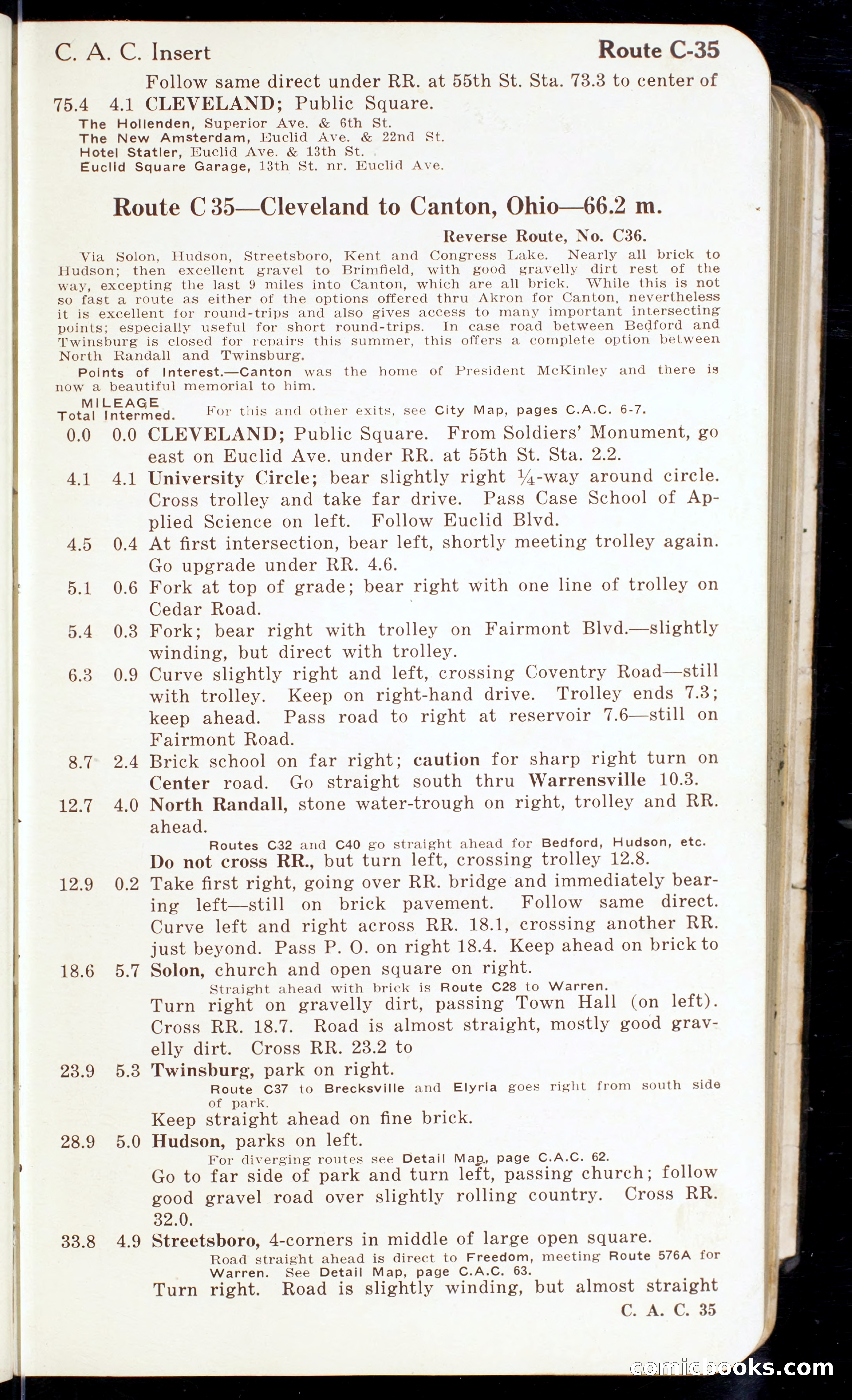 Cleveland Automobile Blue Book, Volume 4: The Middle West — page 45 of 400