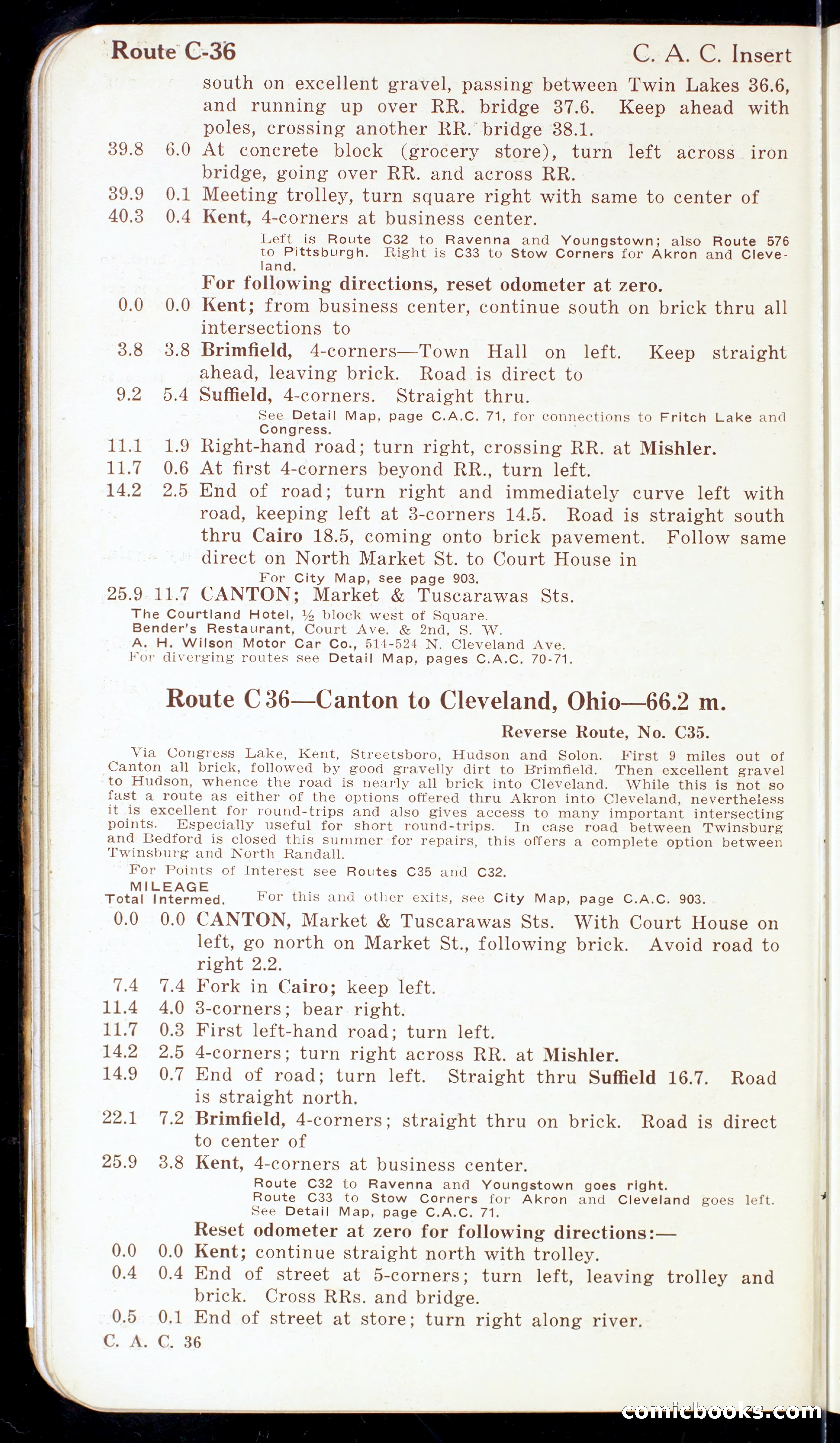 Cleveland Automobile Blue Book, Volume 4: The Middle West — page 46 of 400